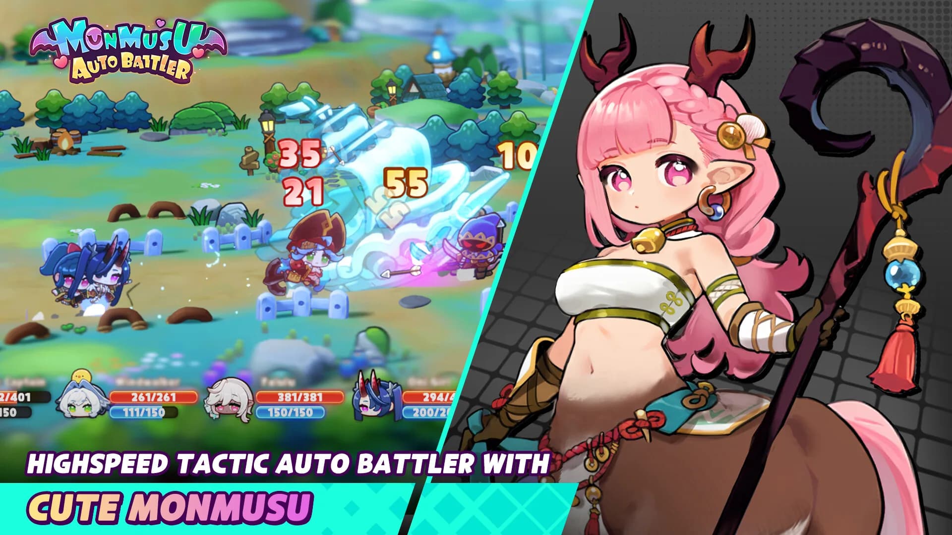 Monmusu Girls: Autobattler görsel 9