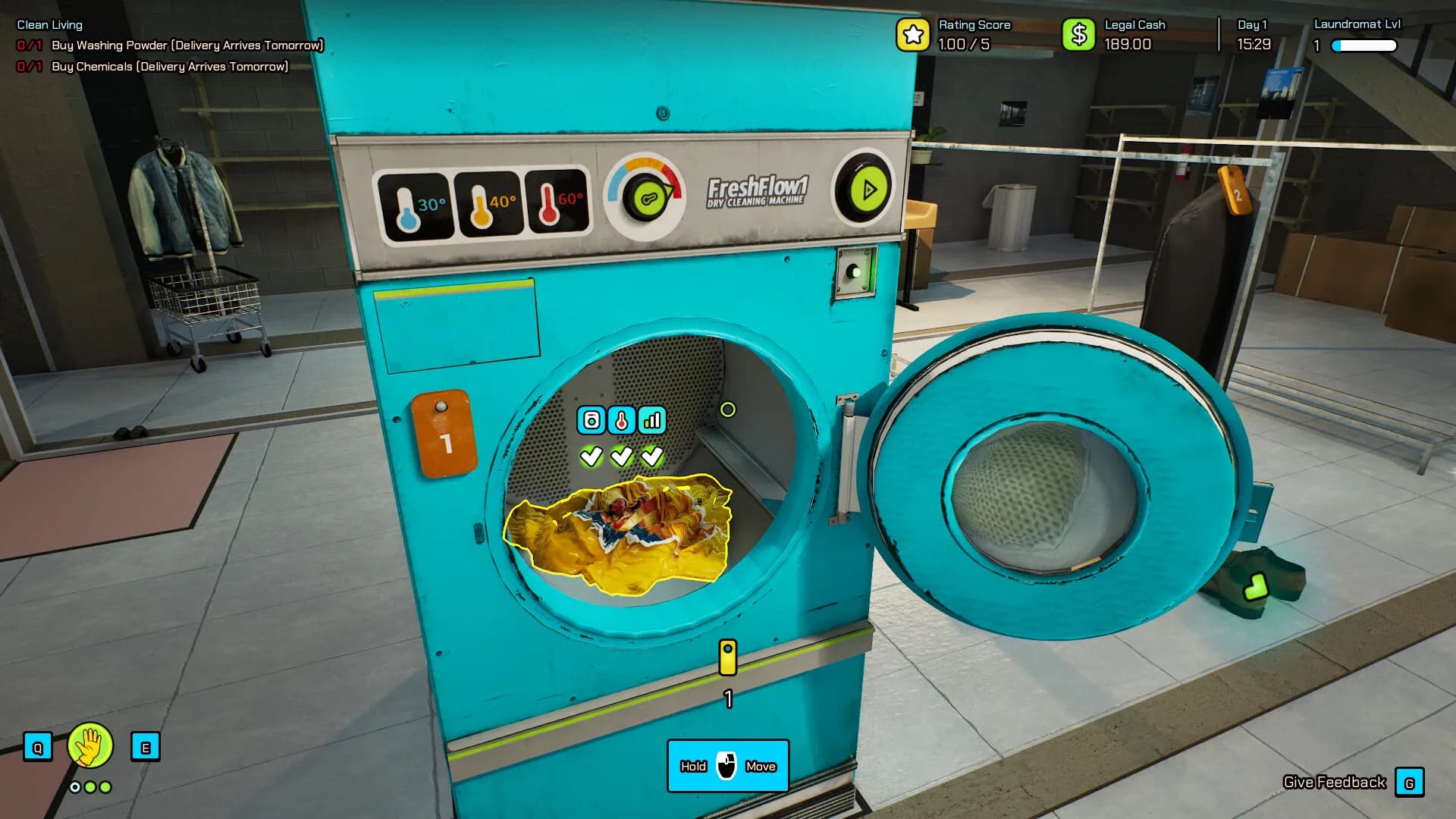 Laundering Simulator - Clean Cash and Laundry görsel 2