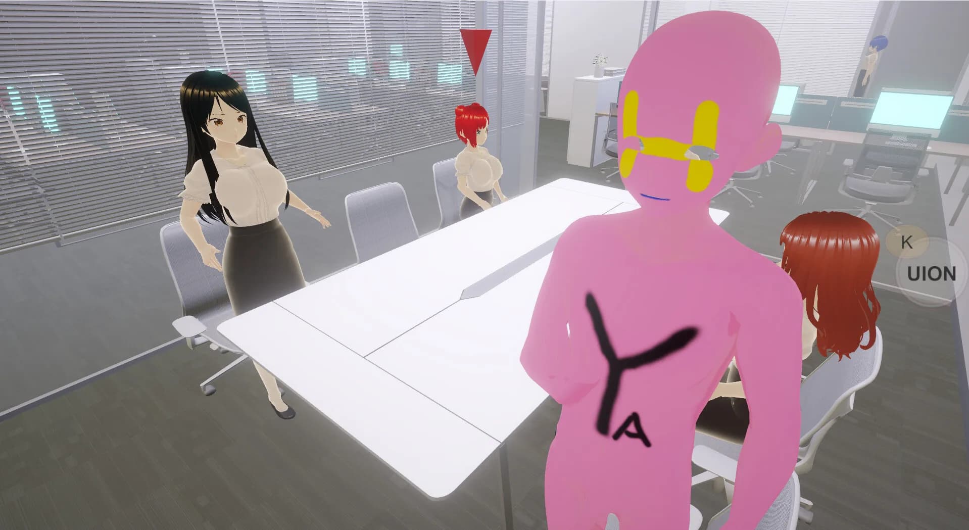 Freestyle Man in Office görsel 9