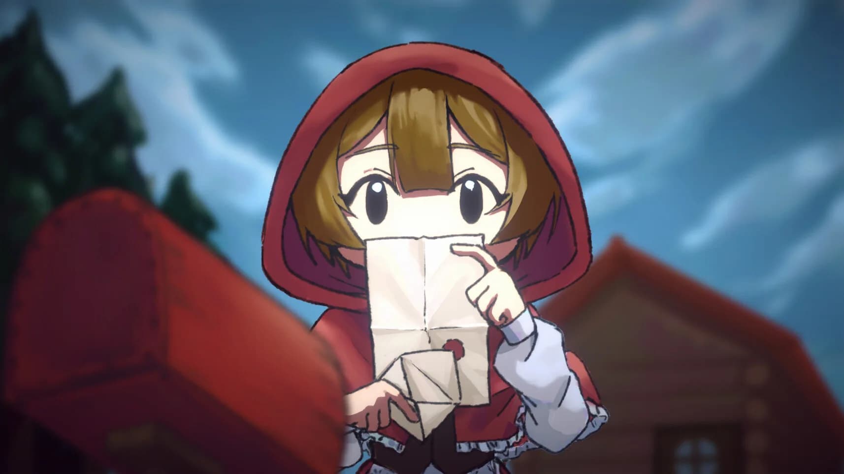 赤ずきんちゃんのお見舞い görsel 4