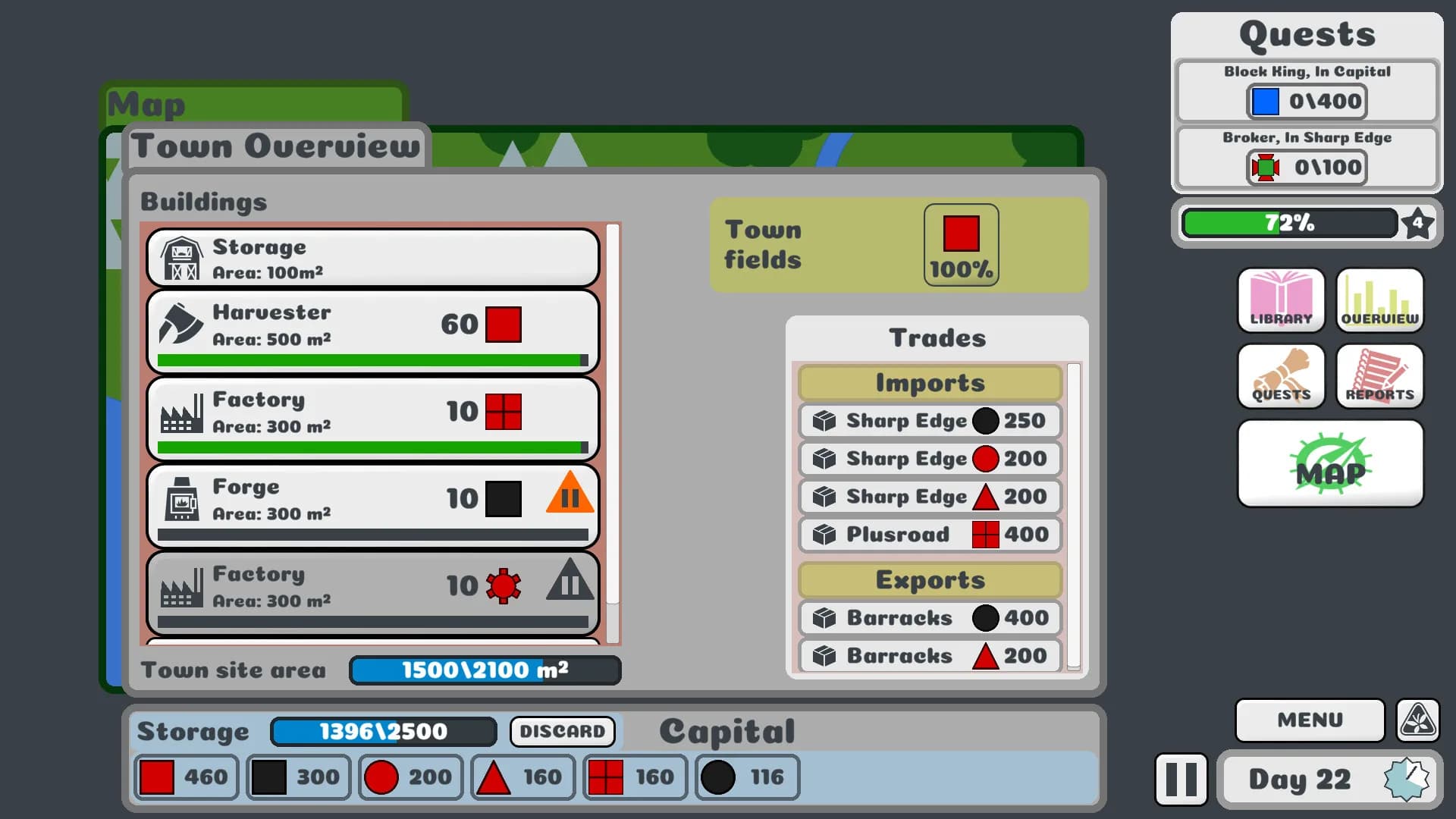 Block King Demands Red Squares görsel 3