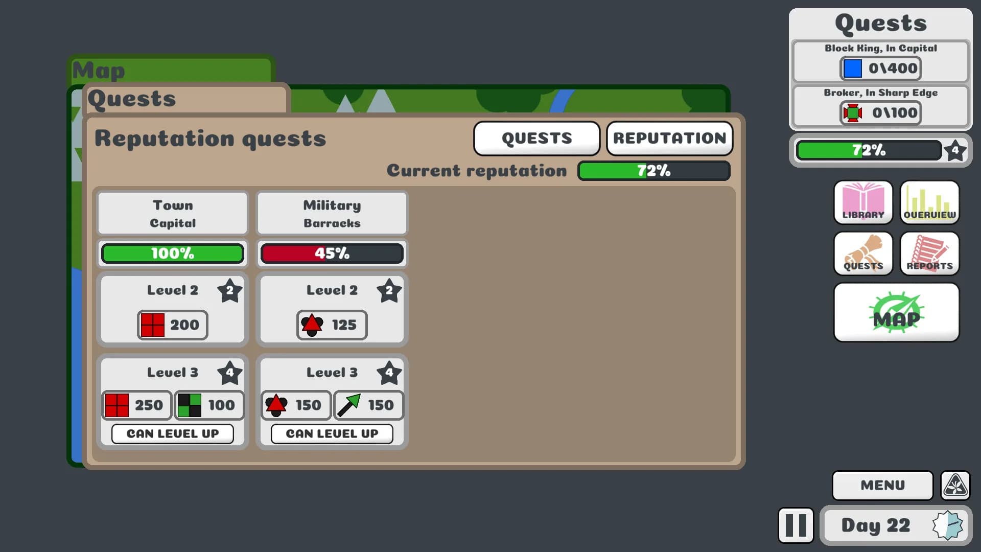 Block King Demands Red Squares görsel 5