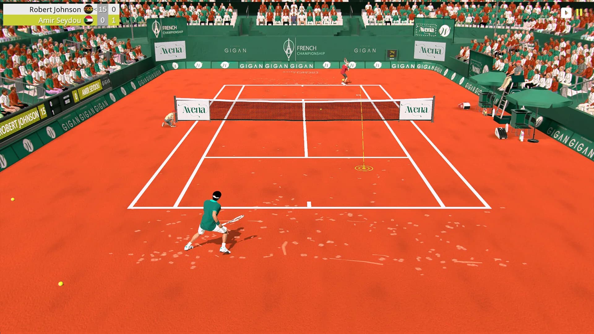 Cross Court Tennis 3 görsel 2
