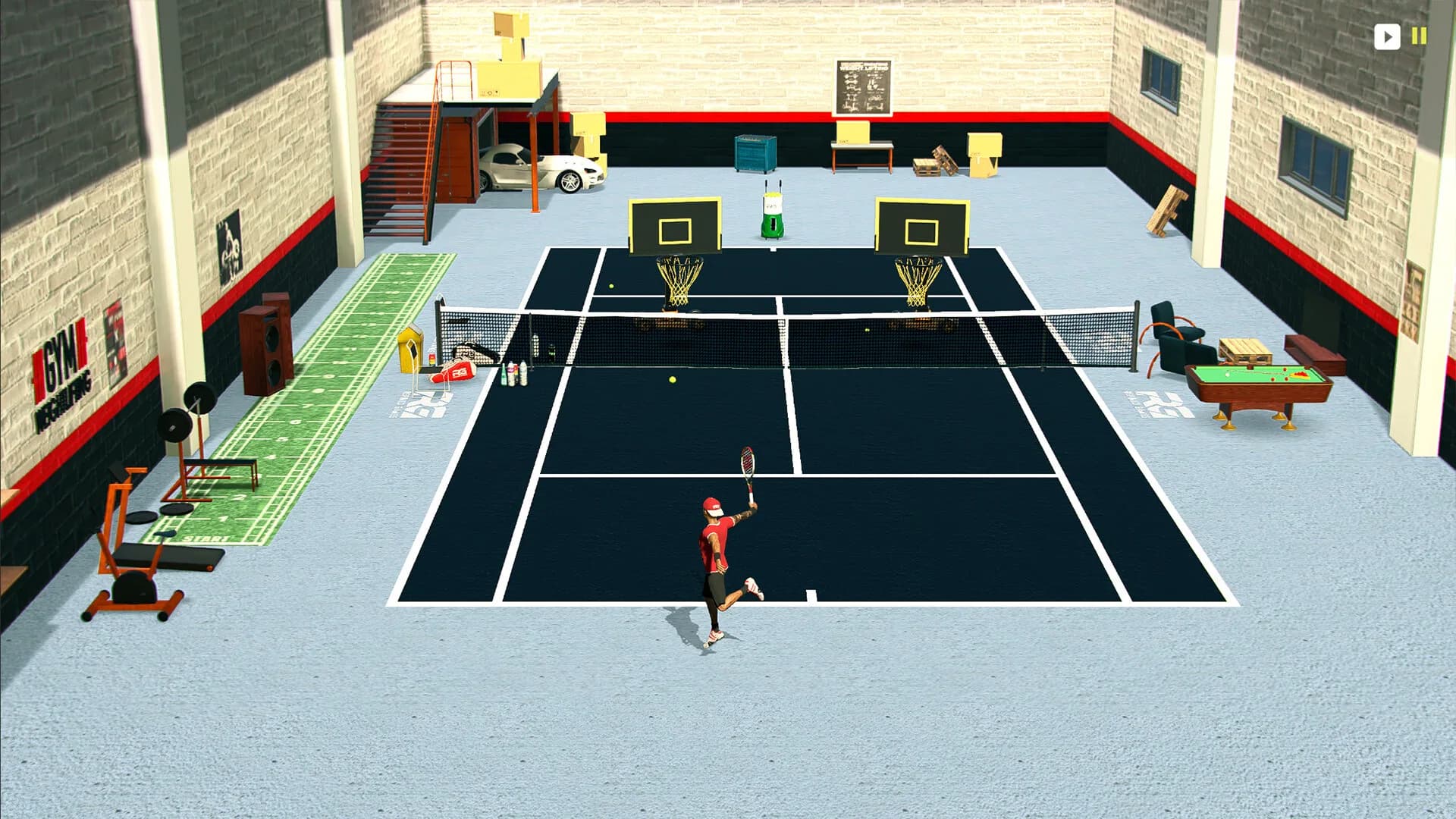 Cross Court Tennis 3 görsel 5