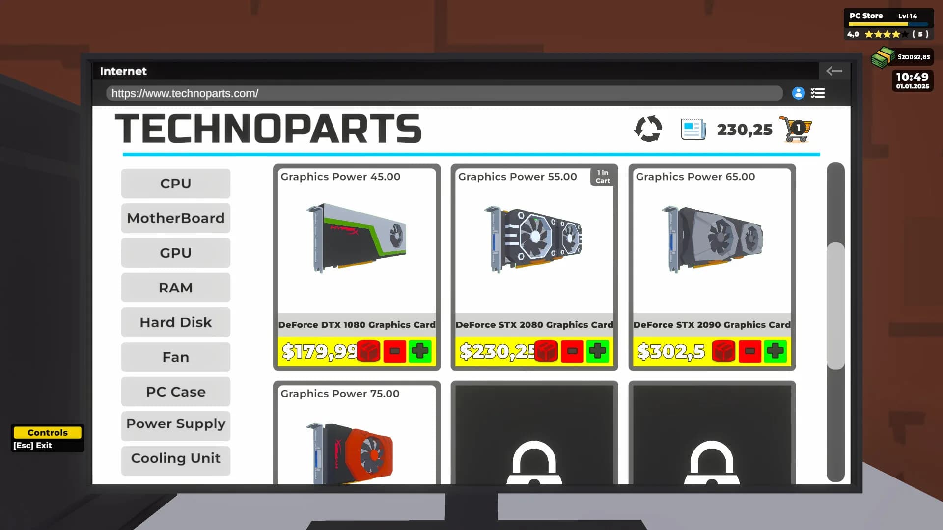 PC Store Simulator görsel 9