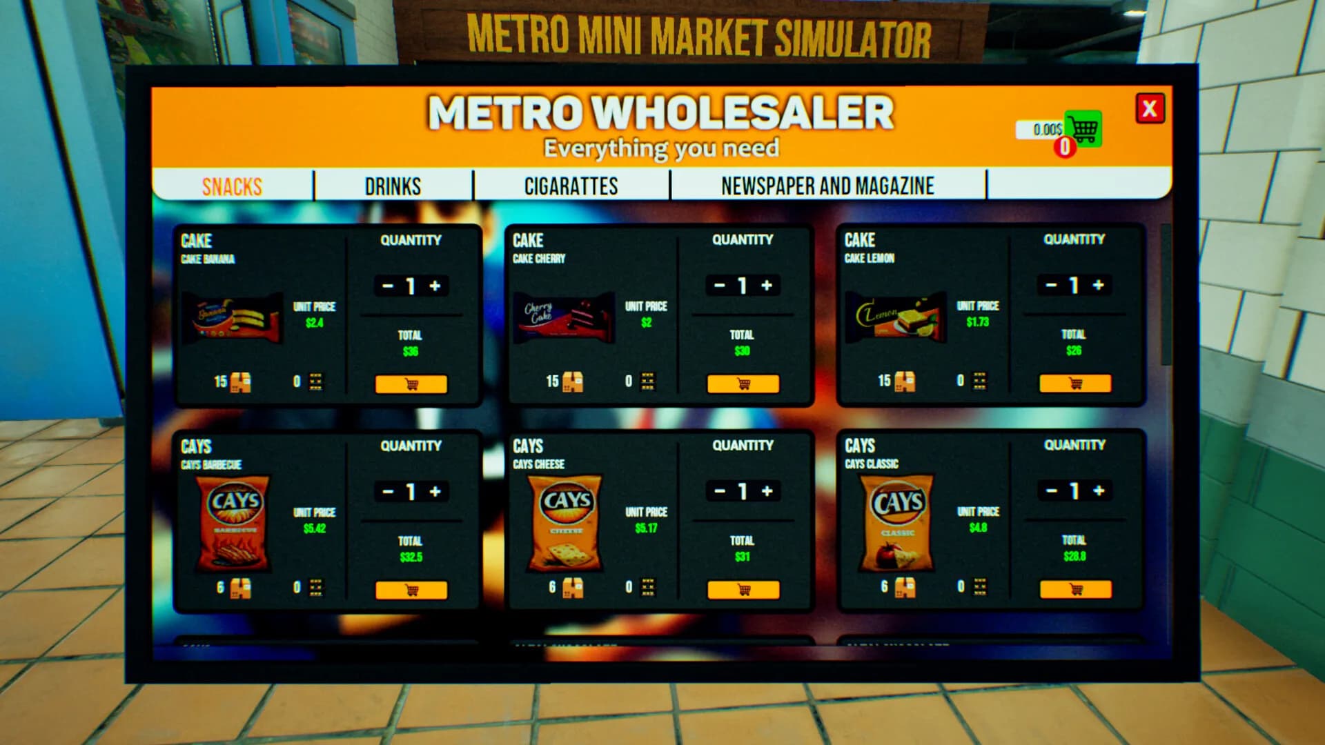 Metro Mini Market Simulator görsel 5