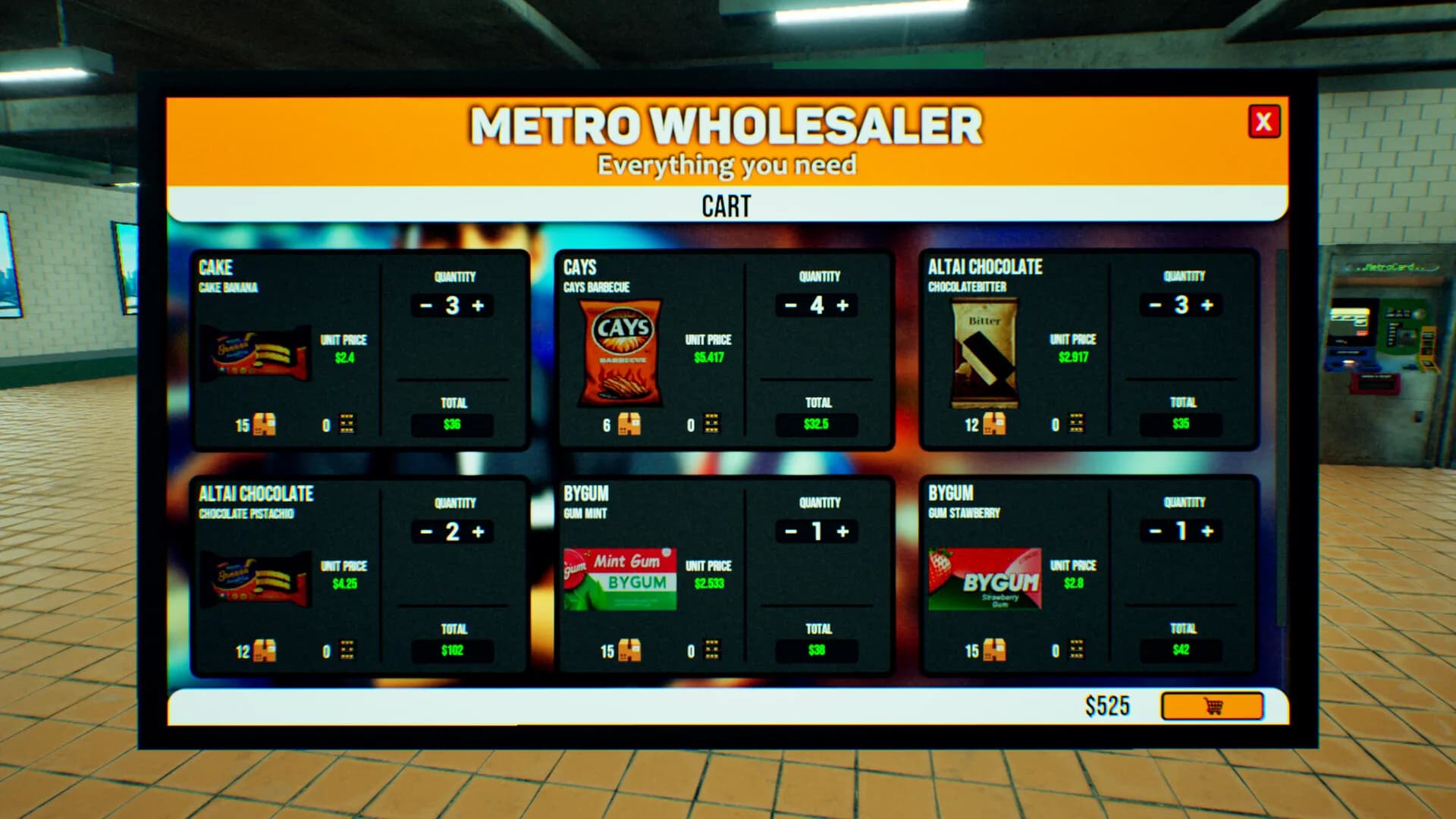 Metro Mini Market Simulator görsel 6
