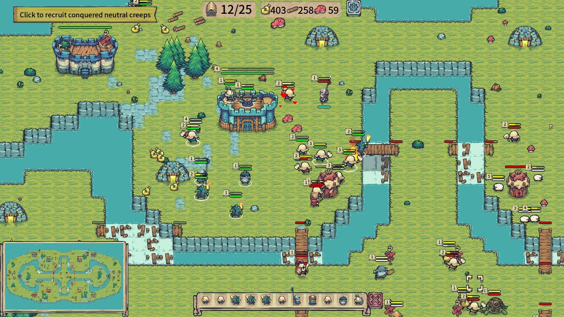 Four Mini Kingdoms War görsel 3