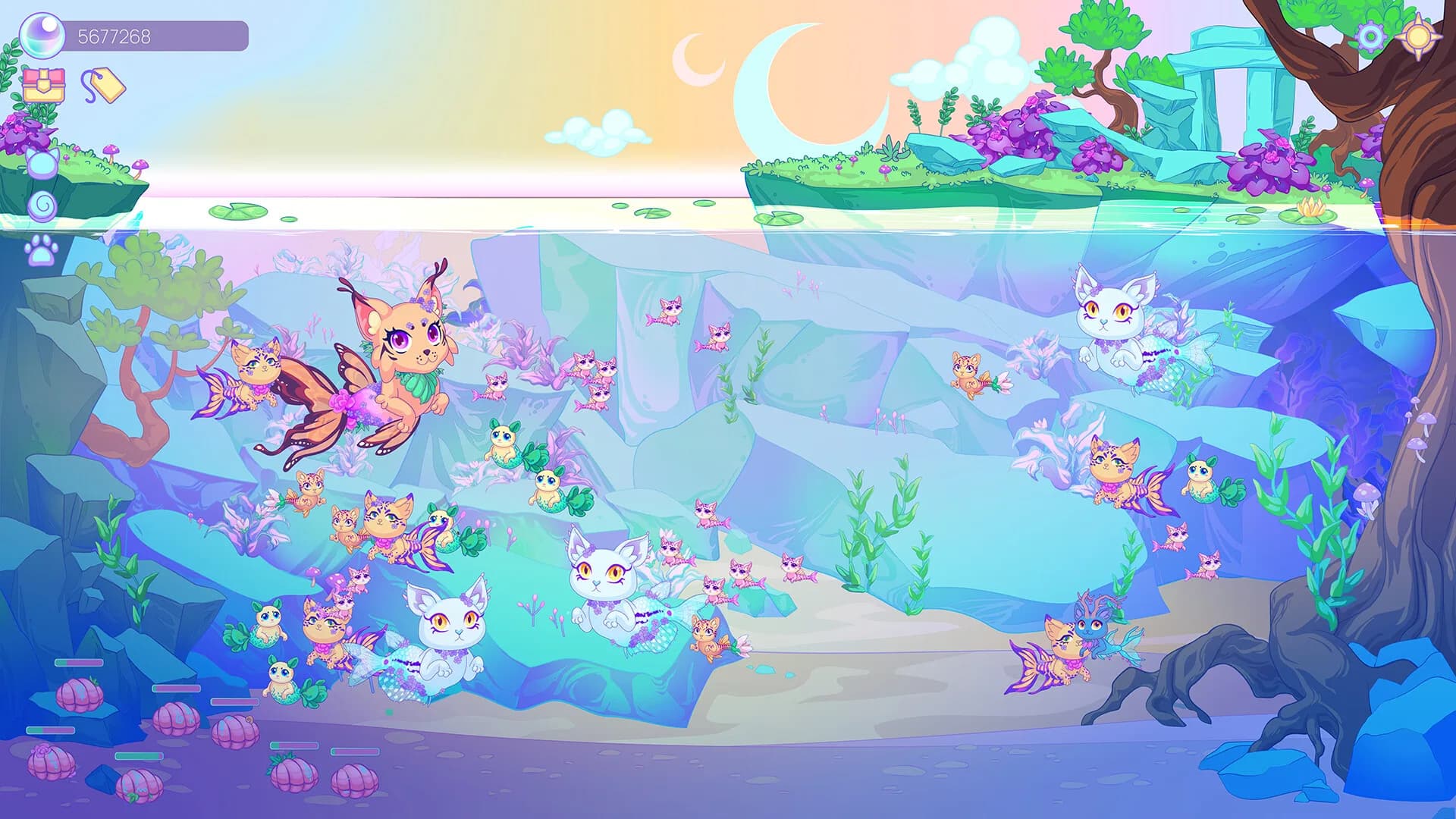 Mermeows: Chill Cat Mermaids görsel 2