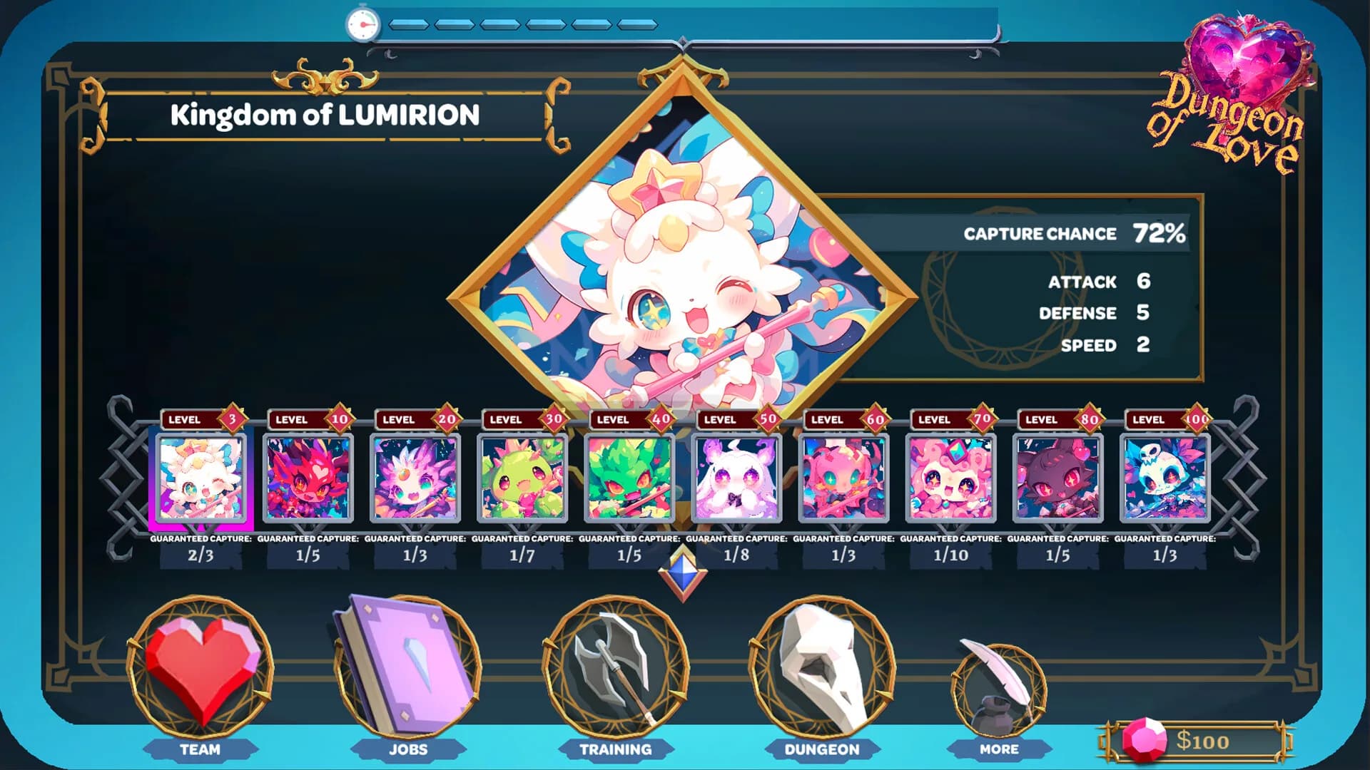 DUNGEON OF LOVE: Catch Monsters görsel 8