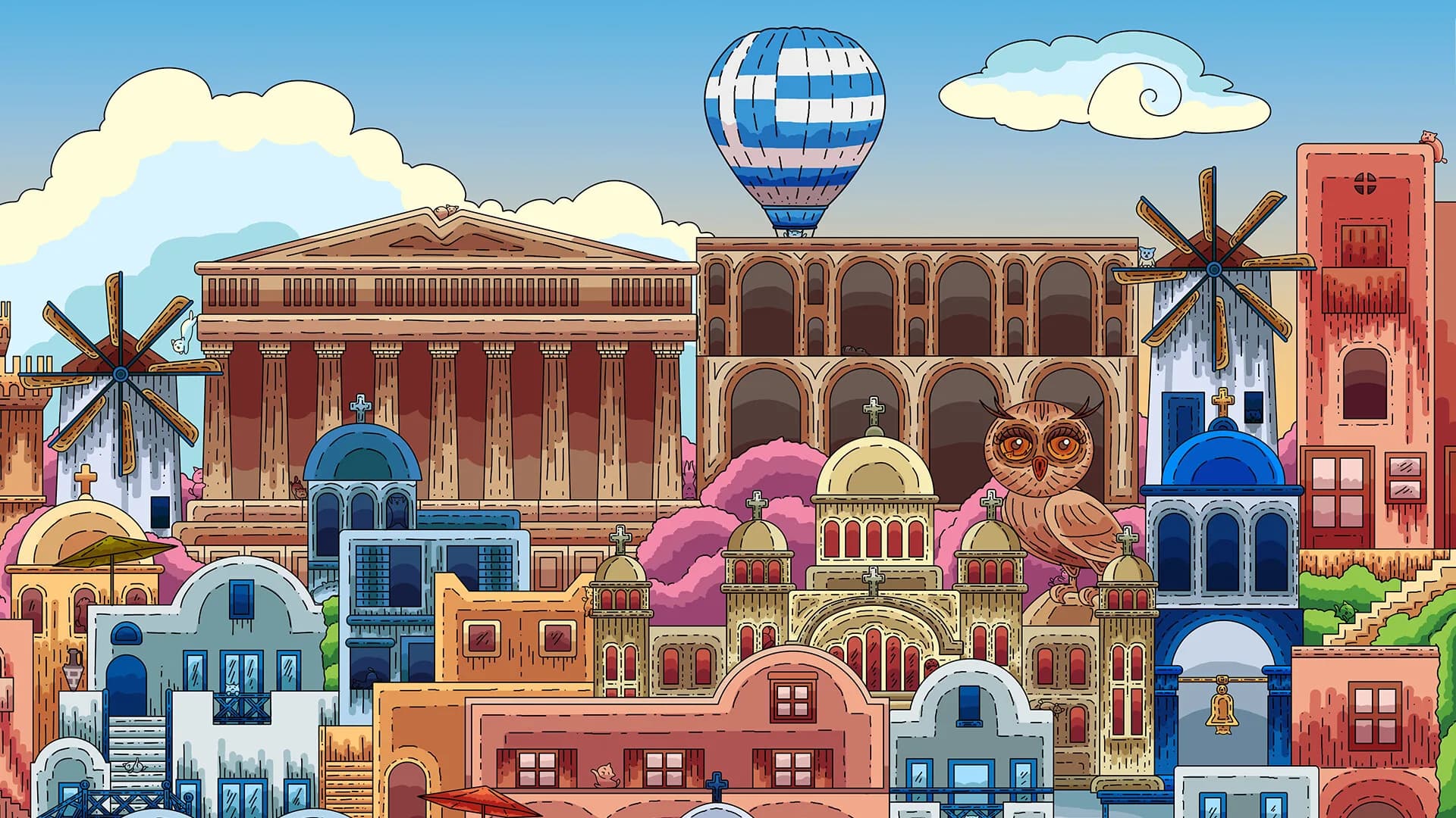 100 Greece Cats görsel 5
