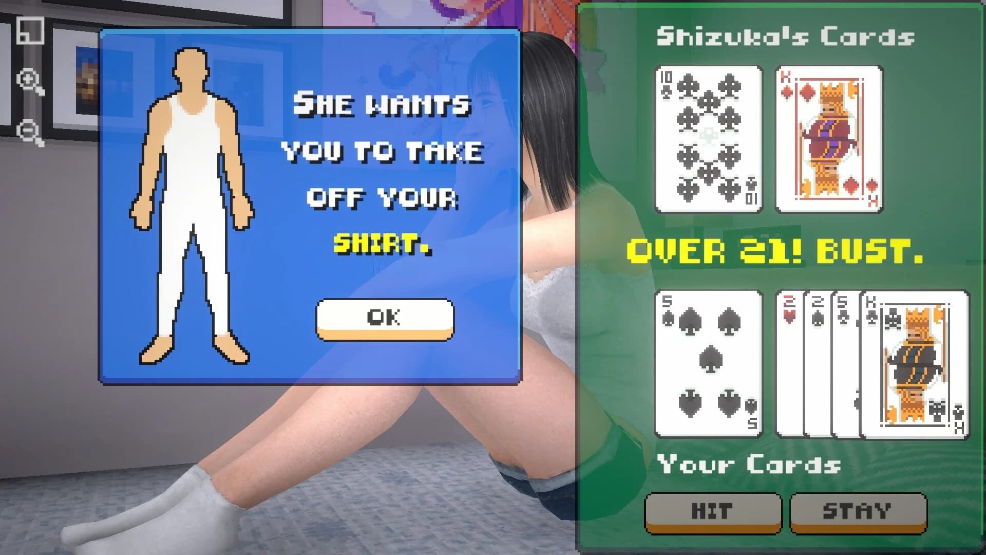 Girlfriend Strip Blackjack görsel 4