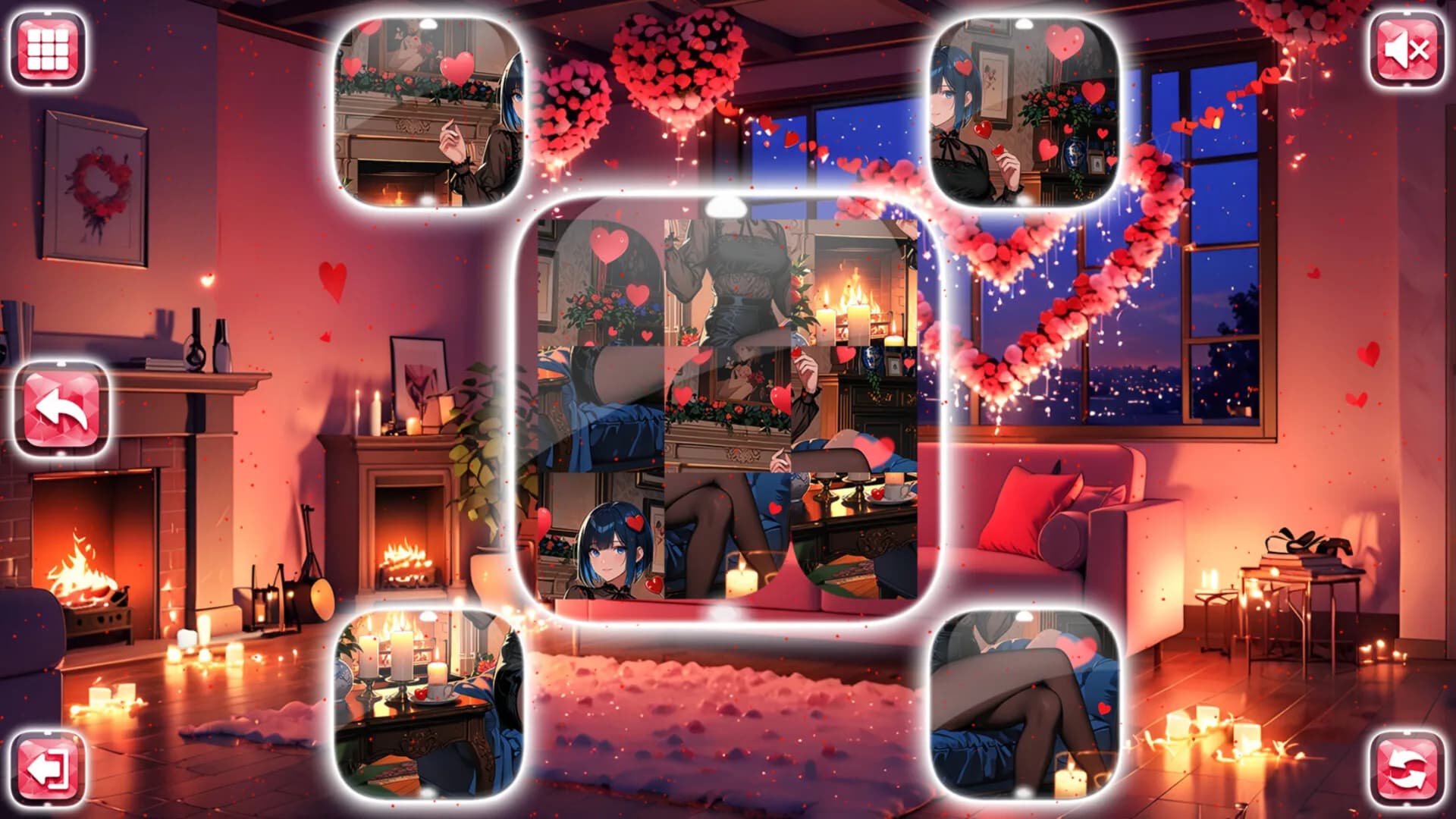 Lovely Anime Puzzle: Valentine görsel 2