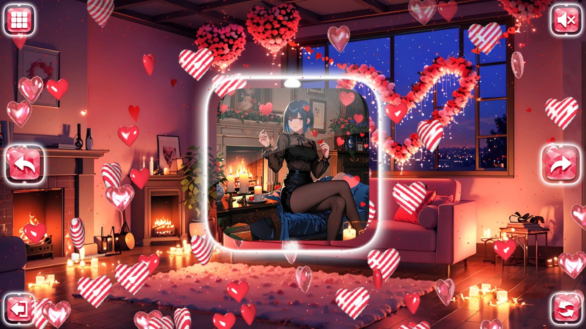Lovely Anime Puzzle: Valentine görsel 3