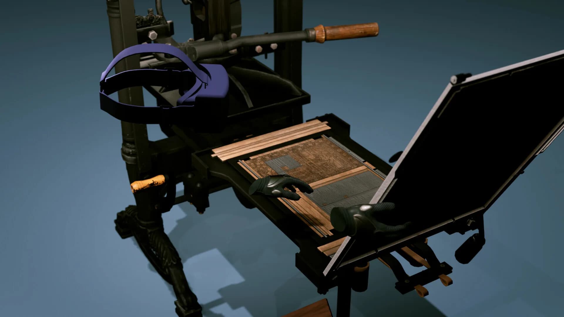 19th-century Printing Press Experience VR görsel 5