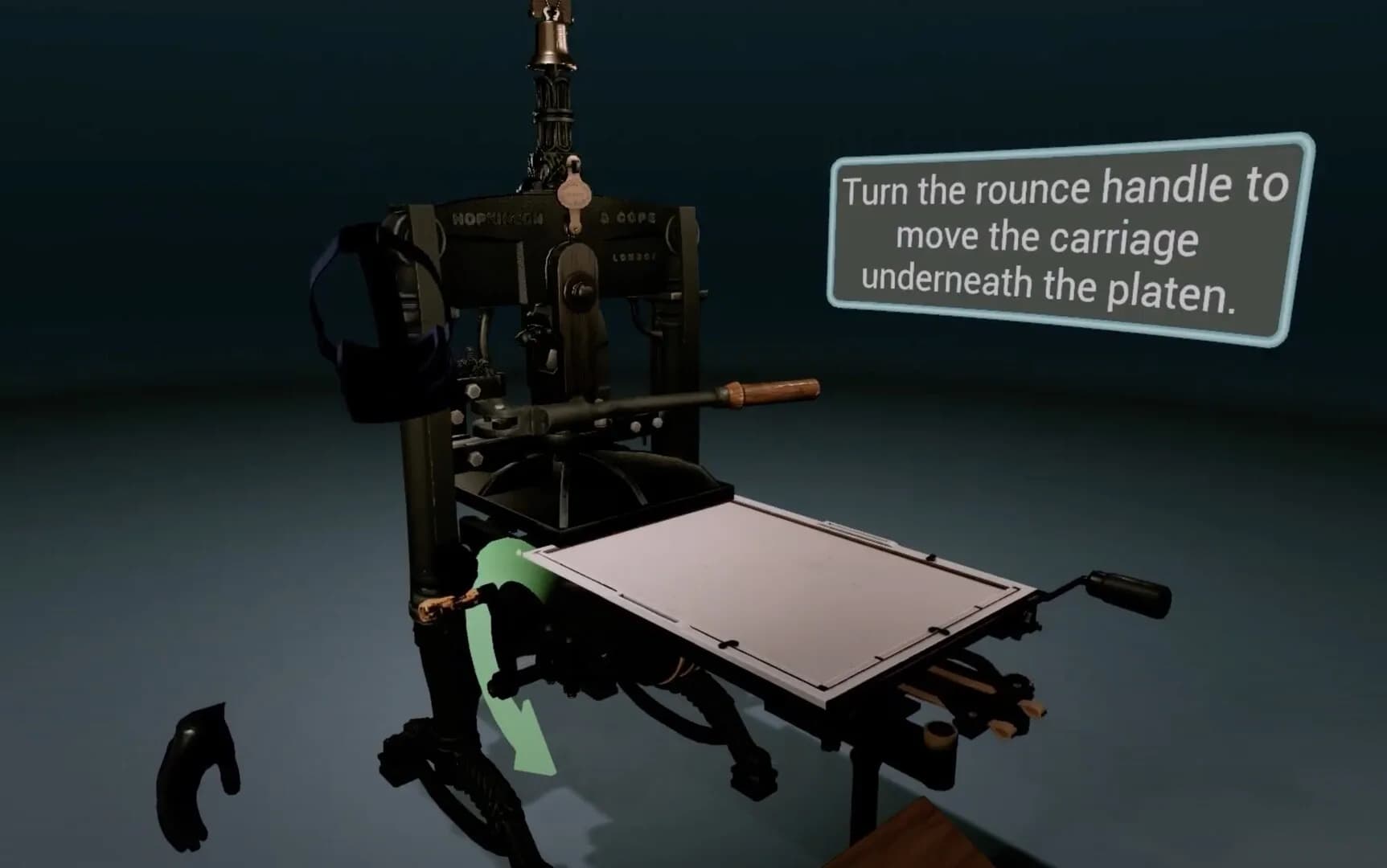 19th-century Printing Press Experience VR görsel 7