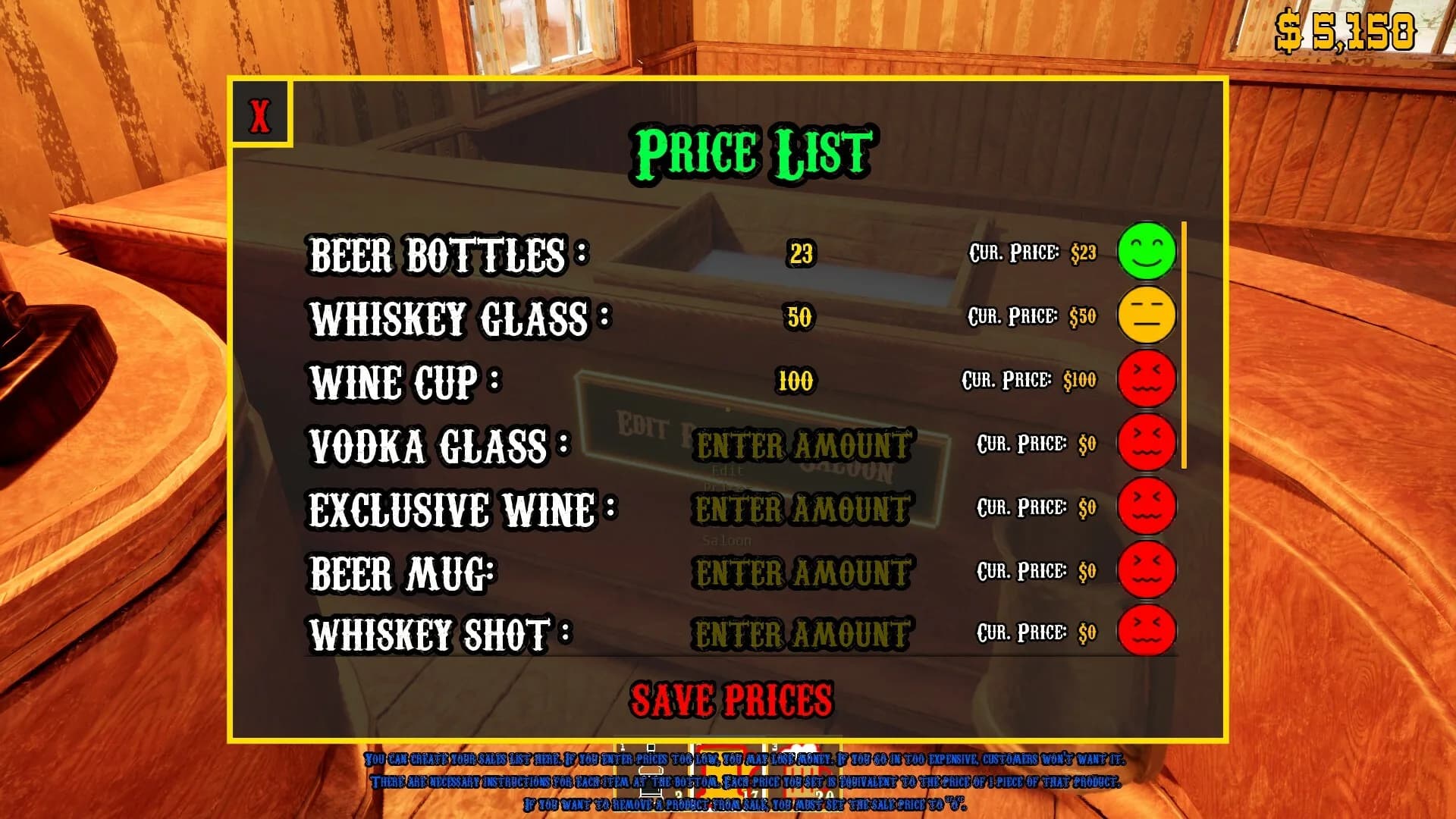 Wild West Saloon Simulator görsel 12