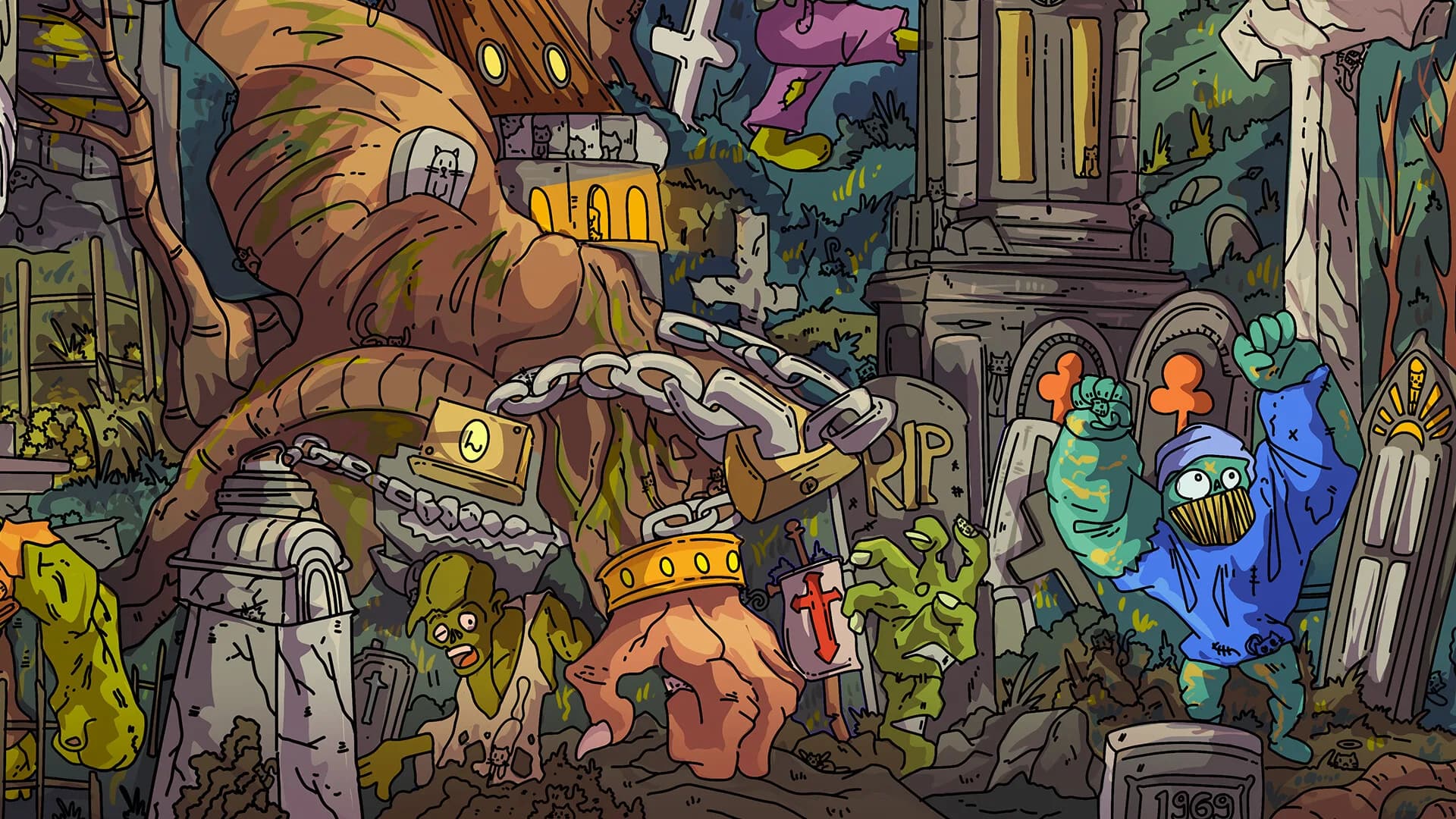 100 Zombie Cats görsel 7