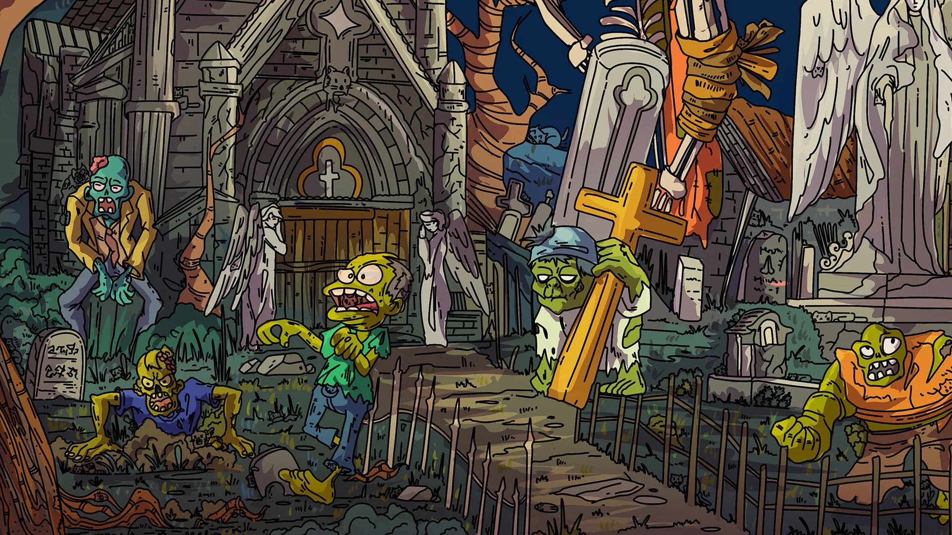100 Zombie Cats görsel 8