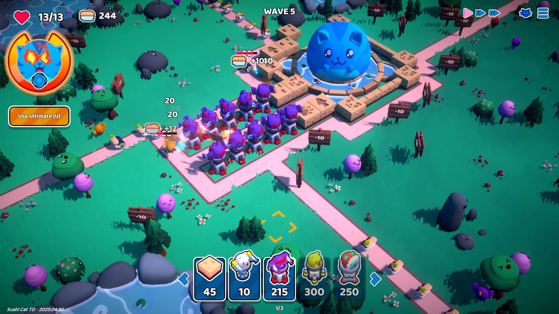 Sushi Cat - Tower Defense görsel 10