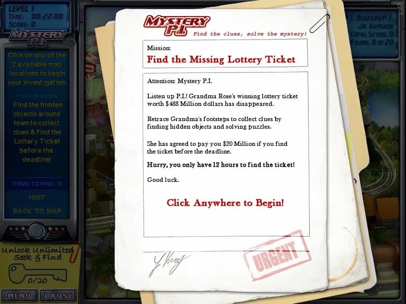 Mystery P.I.™ - The Lottery Ticket görsel 4