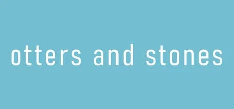 otters and stones