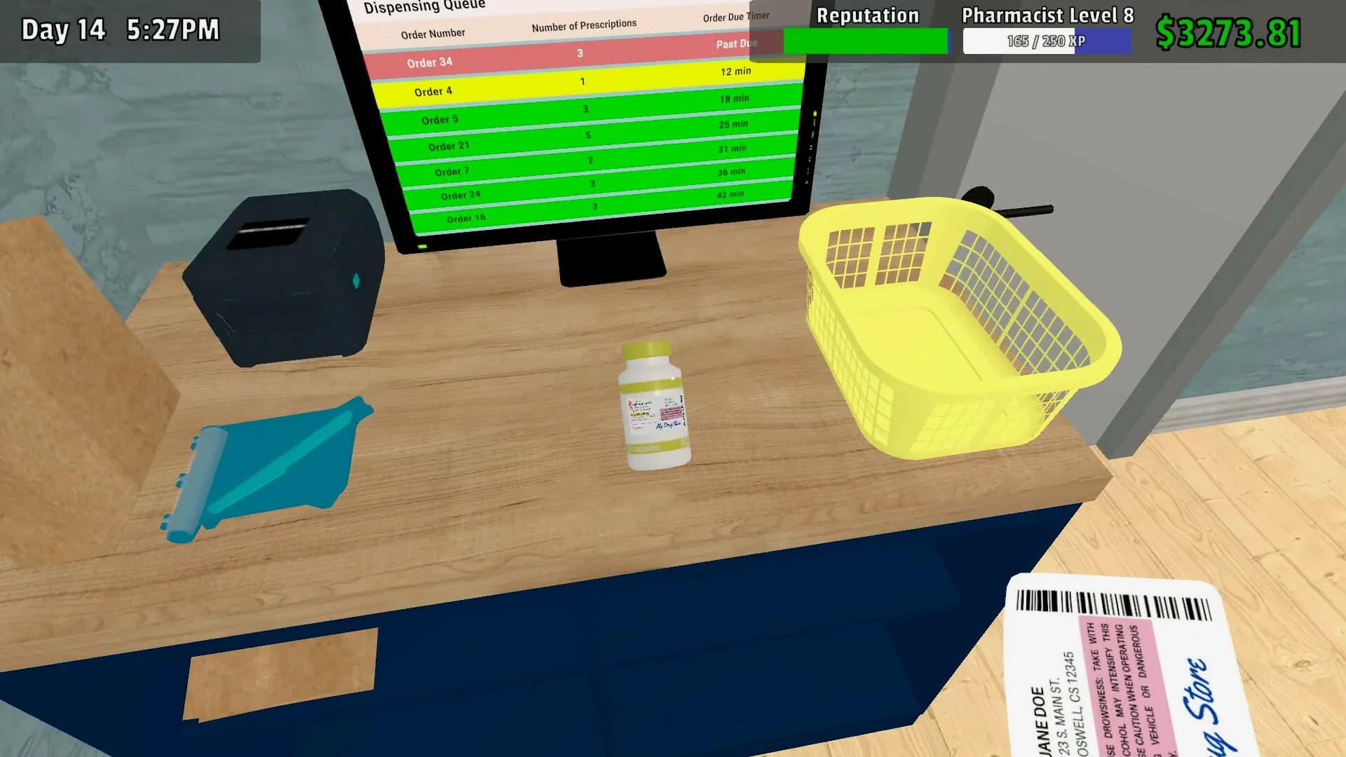 Pharmacy Management Simulator görsel 4
