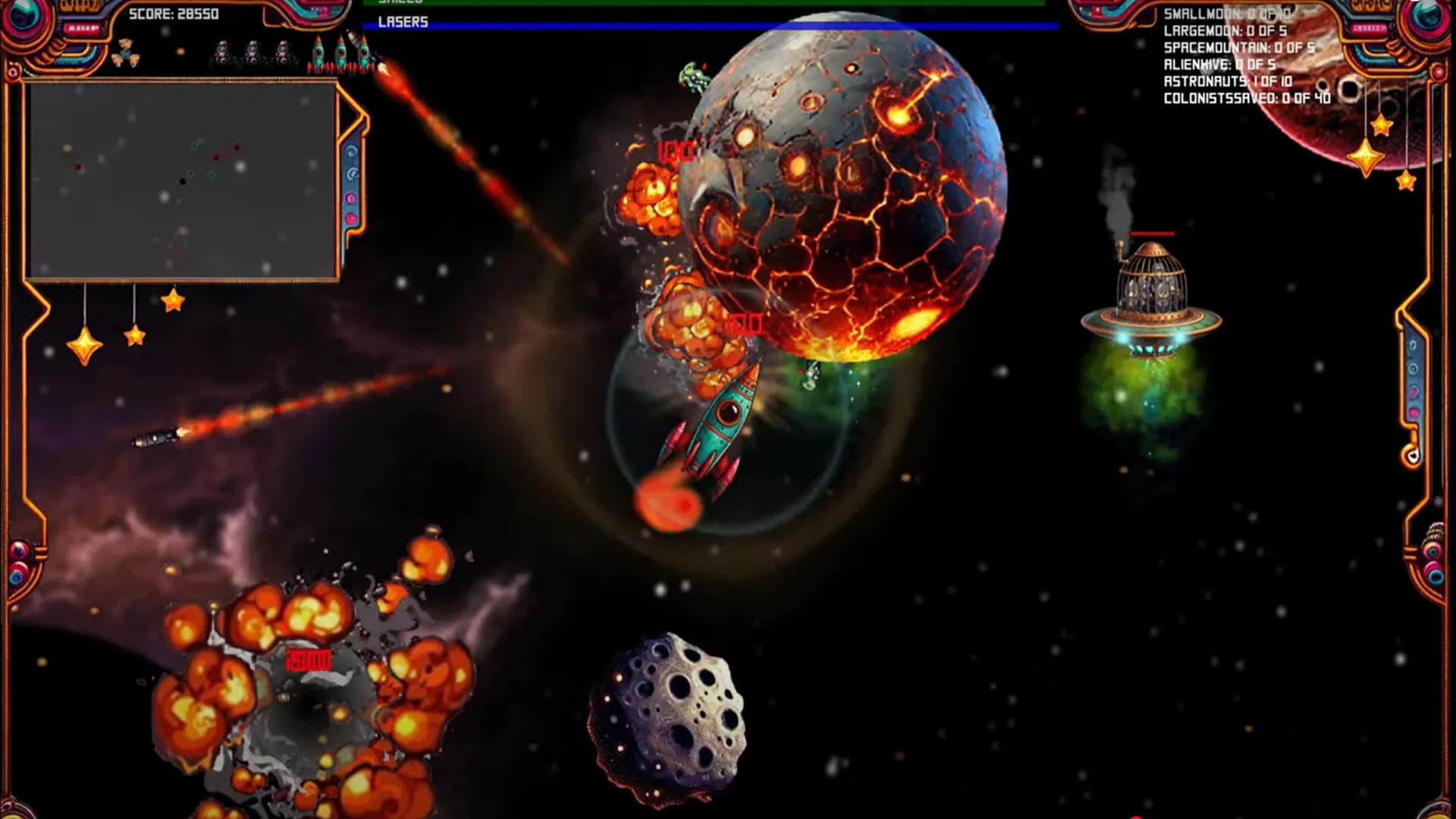 Asteroids and Aliens görsel 3