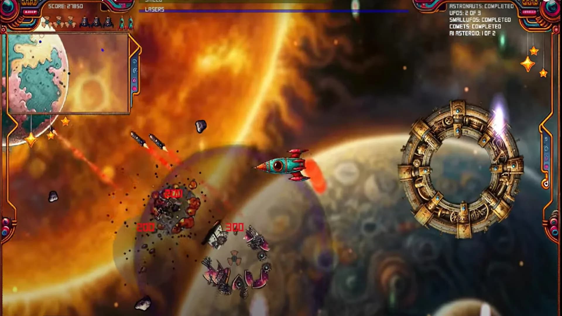 Asteroids and Aliens görsel 4