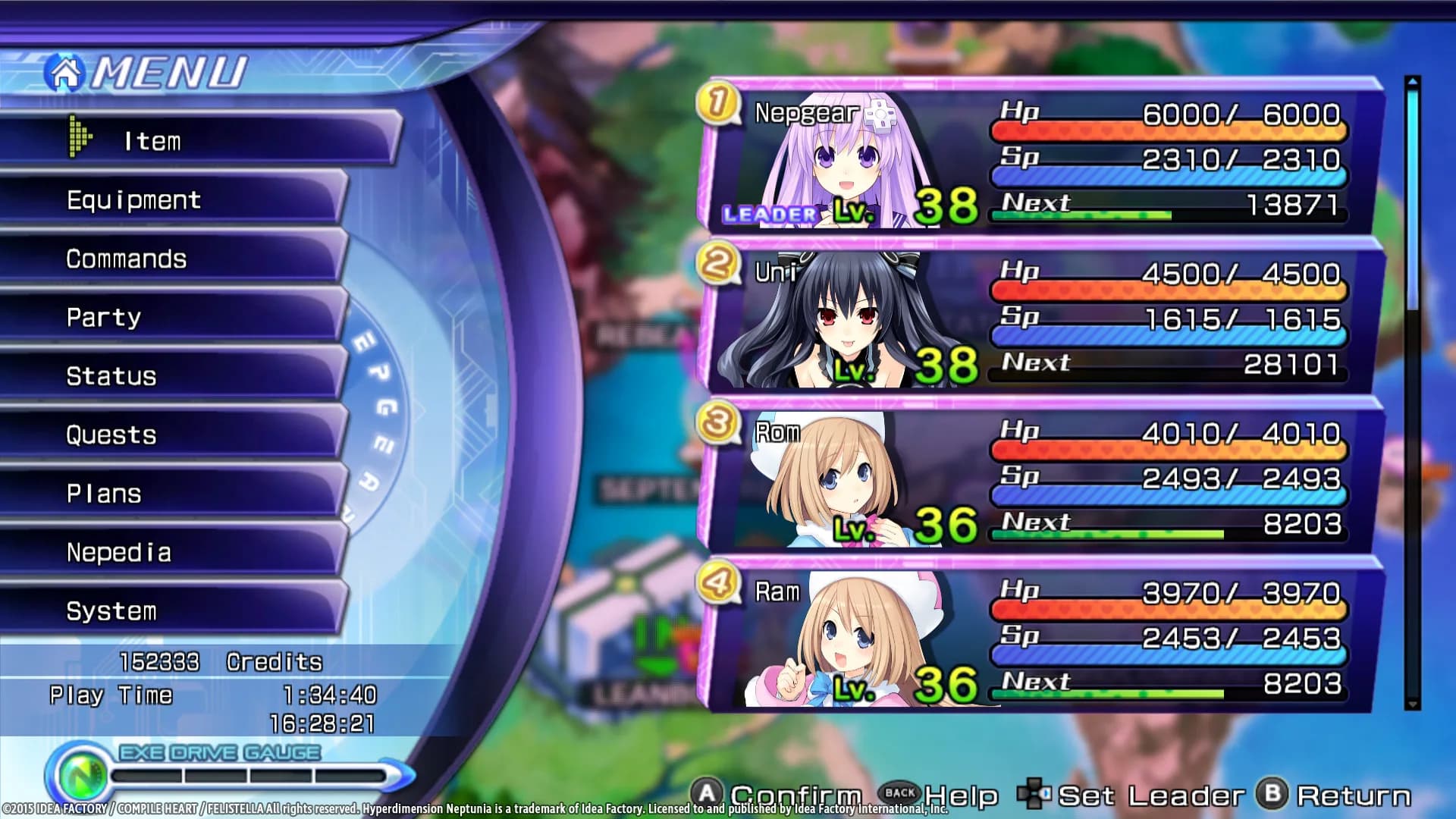 Hyperdimension Neptunia Re;Birth2: Sisters Generation görsel 27