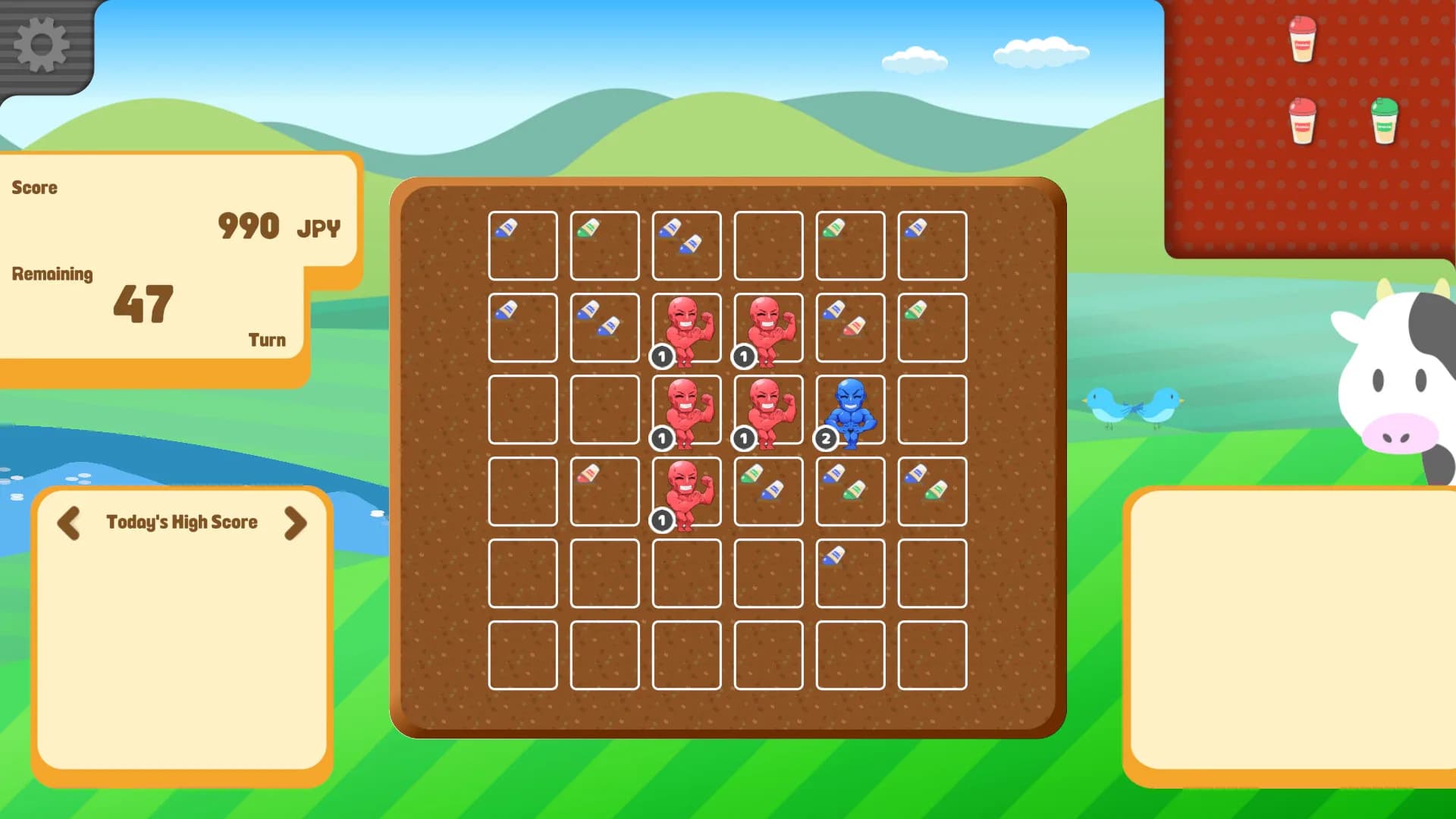 マッチョハーベスト ～ムキムキ収穫パズル～ görsel 3