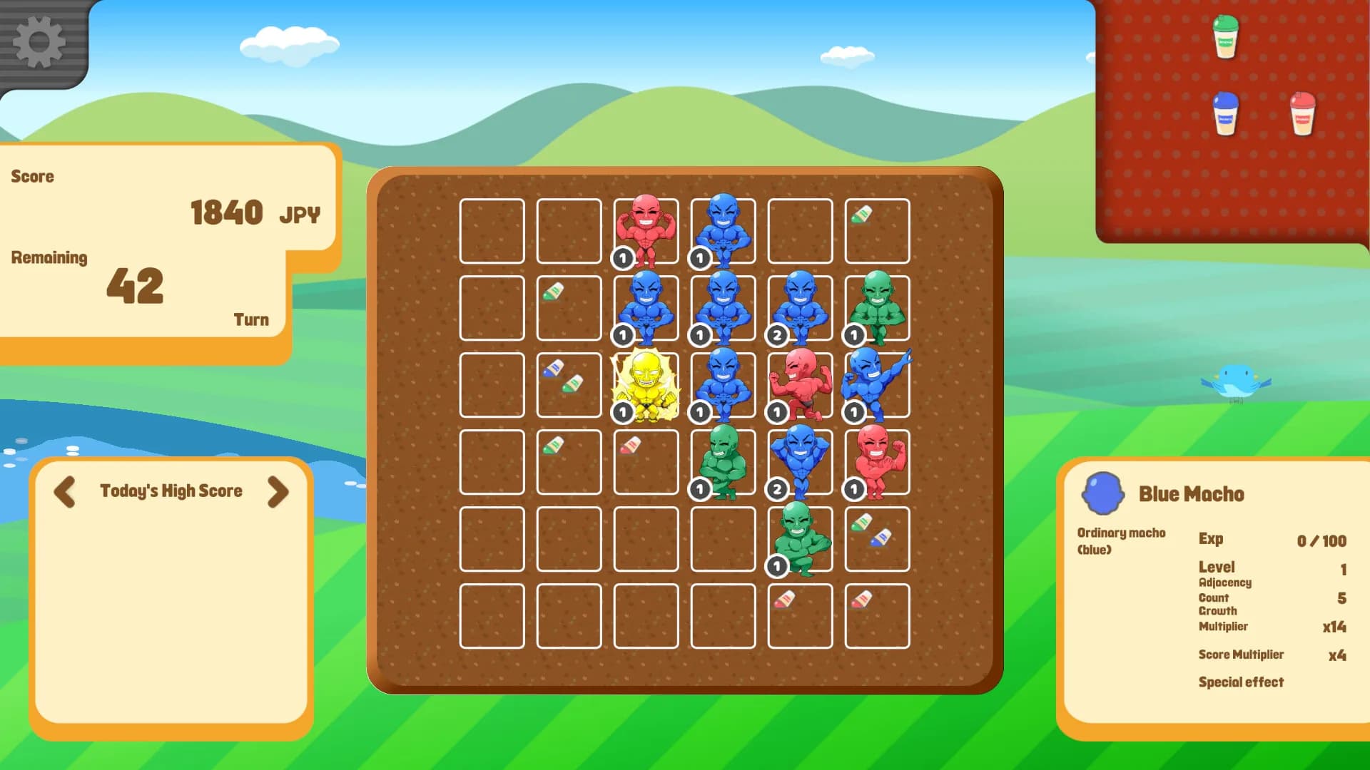 マッチョハーベスト ～ムキムキ収穫パズル～ görsel 4