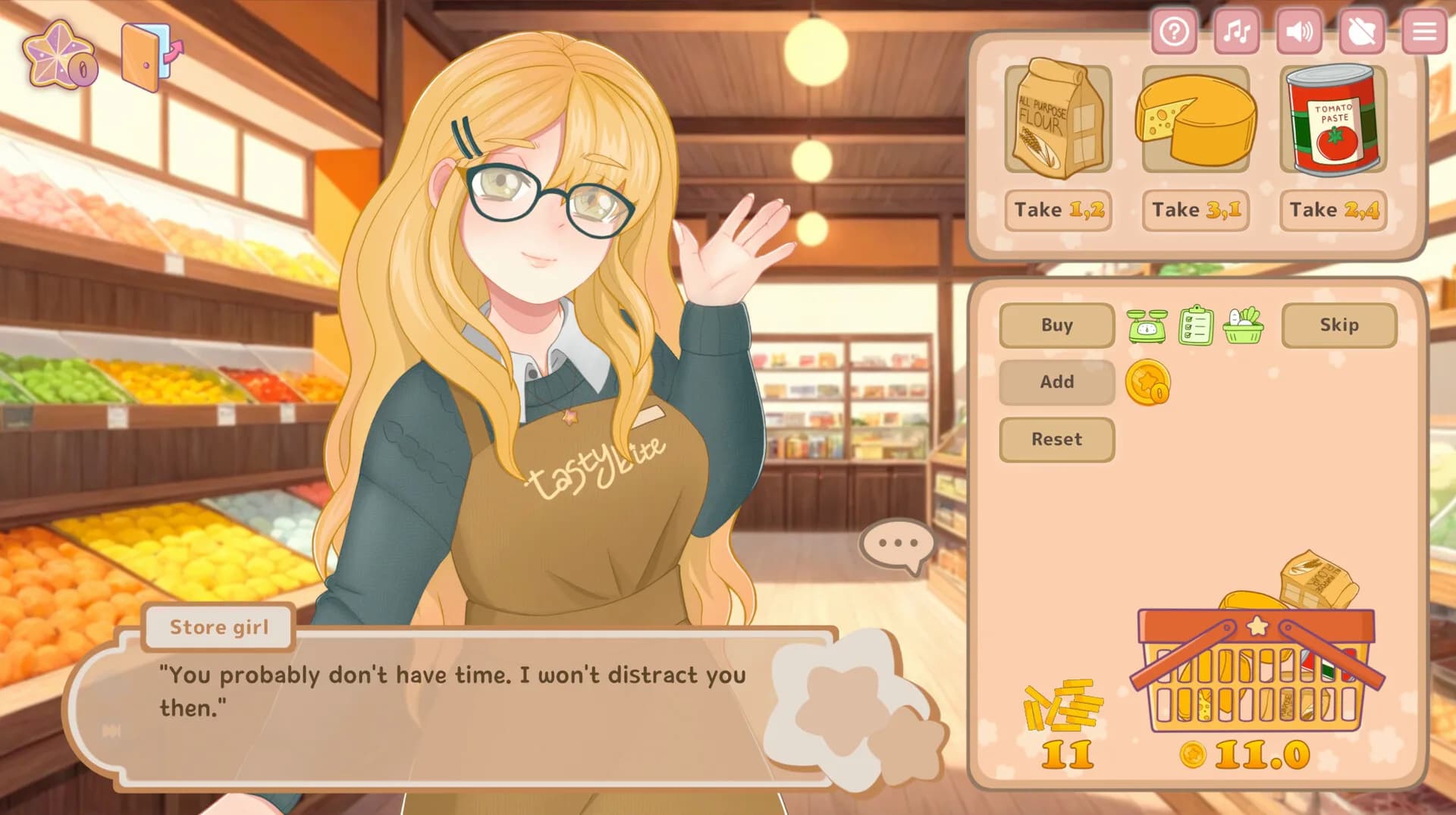 Tasty Bite: Food dating simulator görsel 2