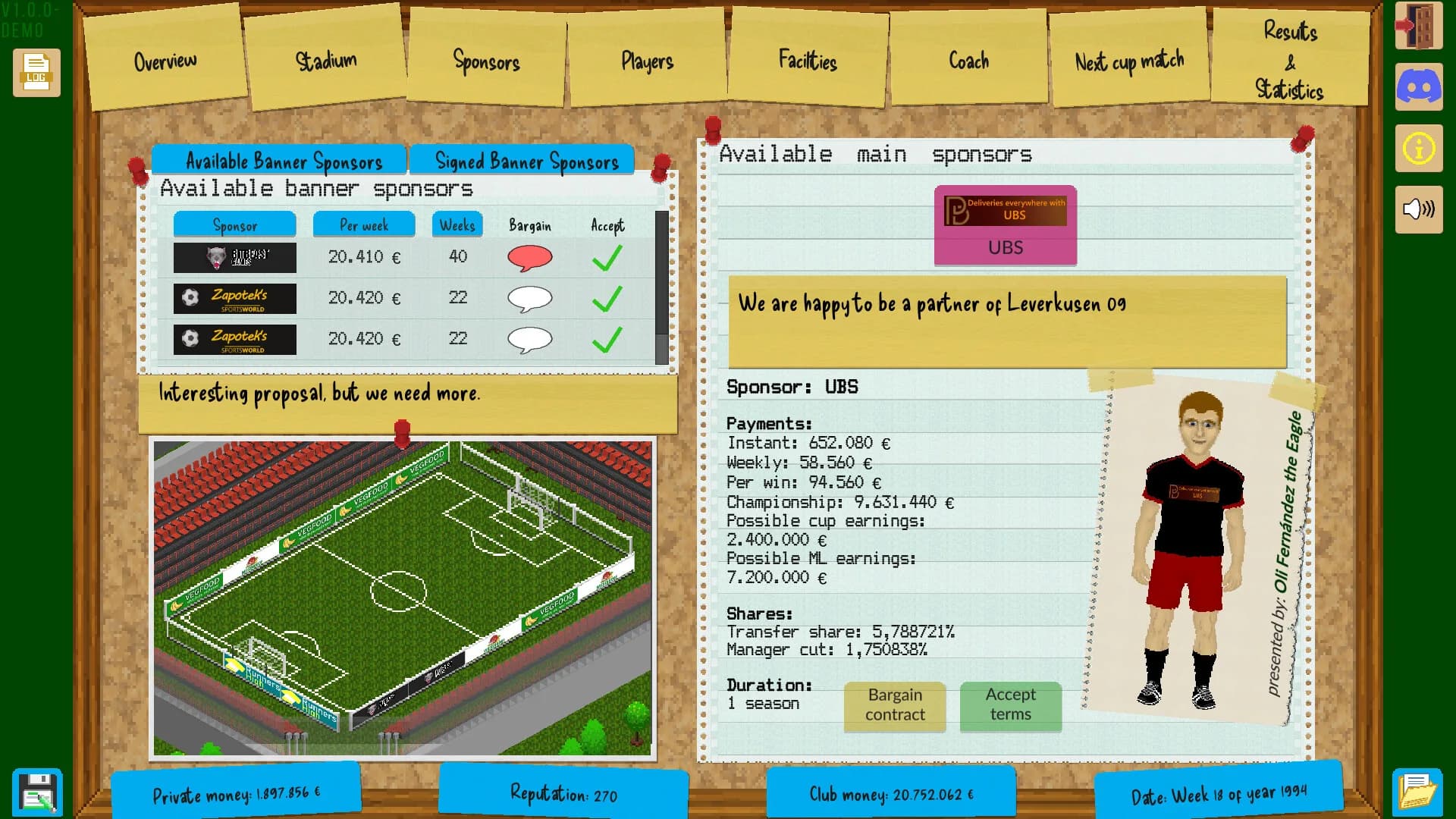 Boeckham's Football Manager görsel 12