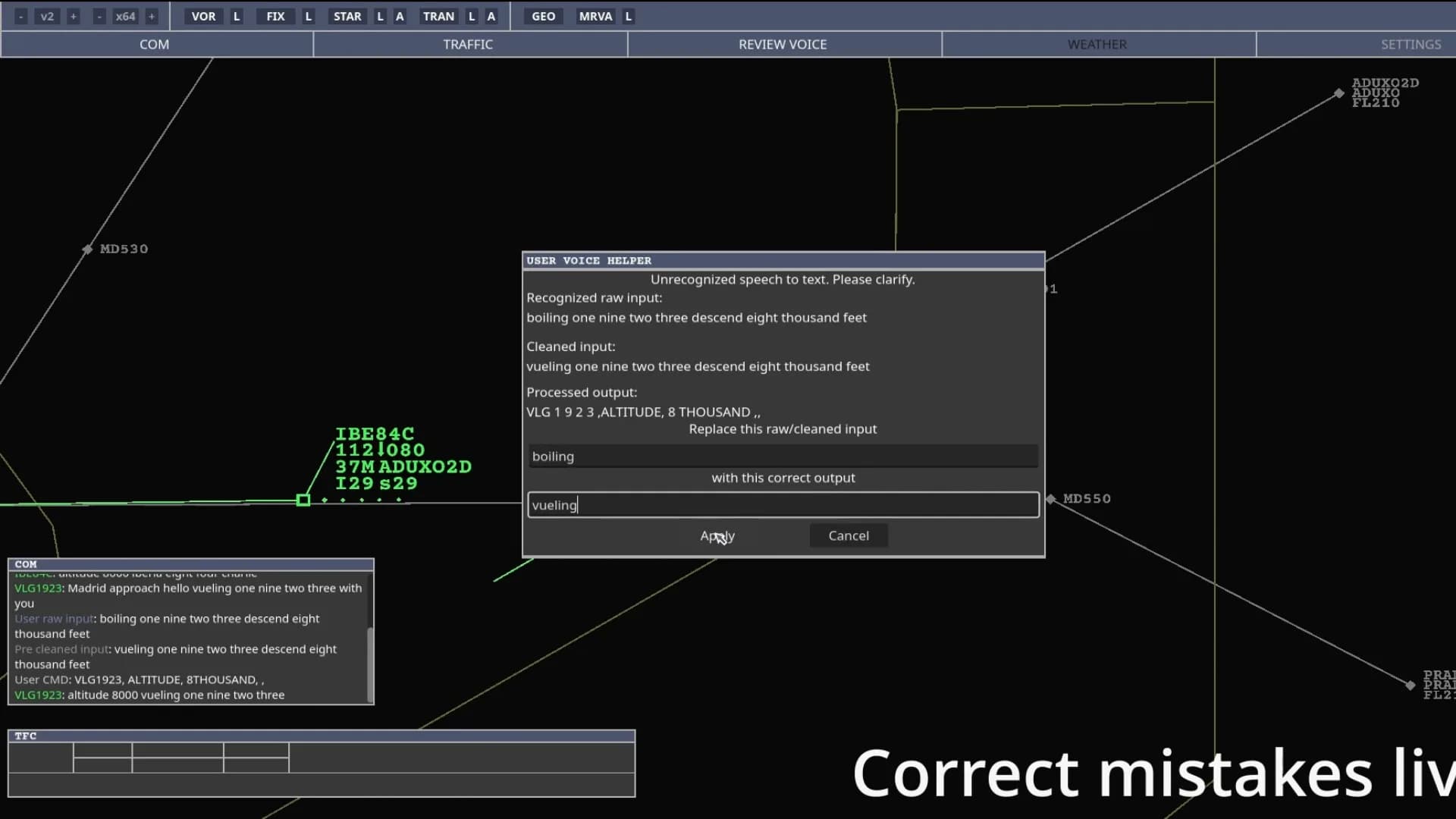 VoiceATC Simulator görsel 4