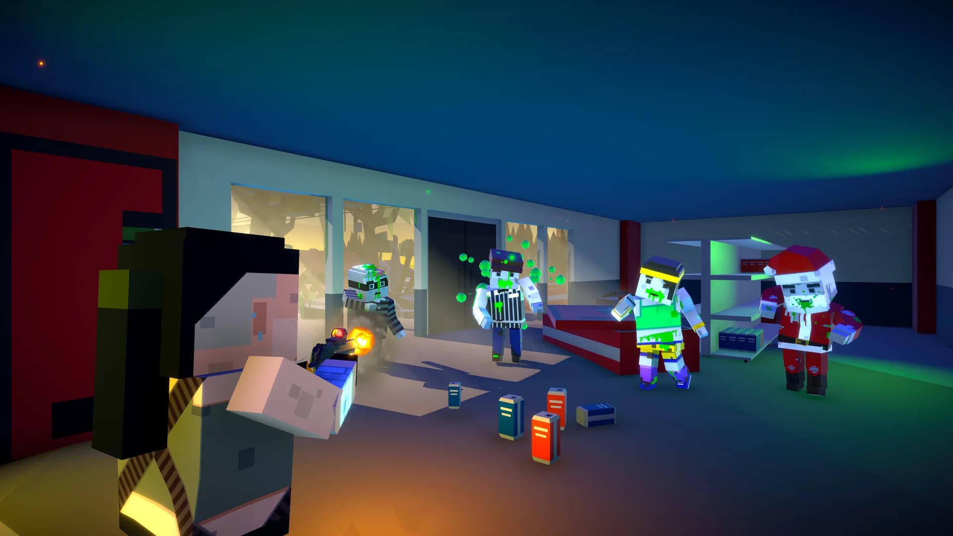 Zombie Blocks: Pixel Shooter Gun görsel 2