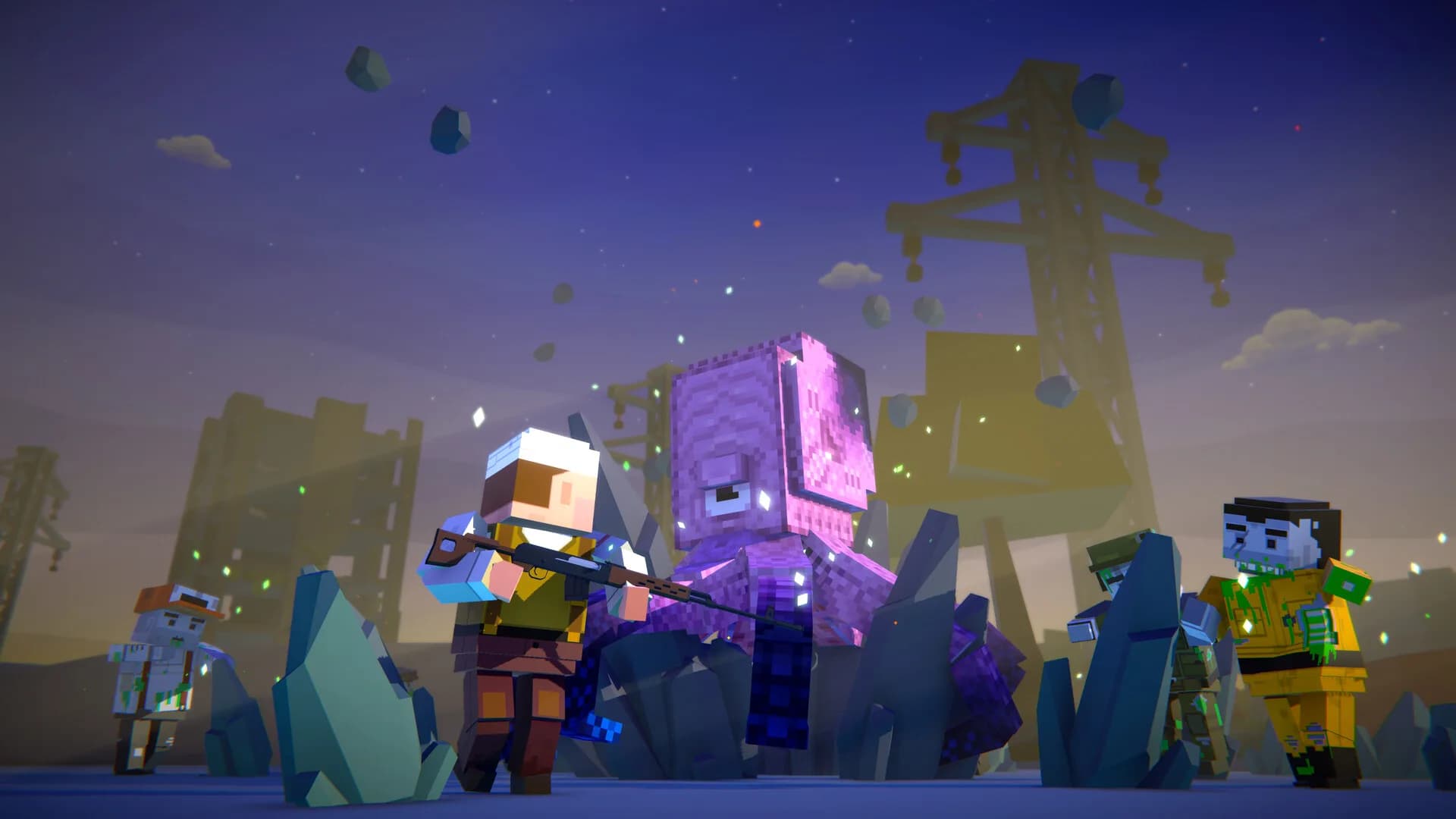 Zombie Blocks: Pixel Shooter Gun görsel 11