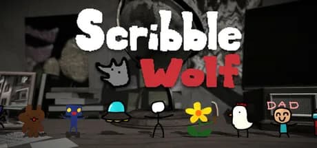 Scribble Wolf görsel 1