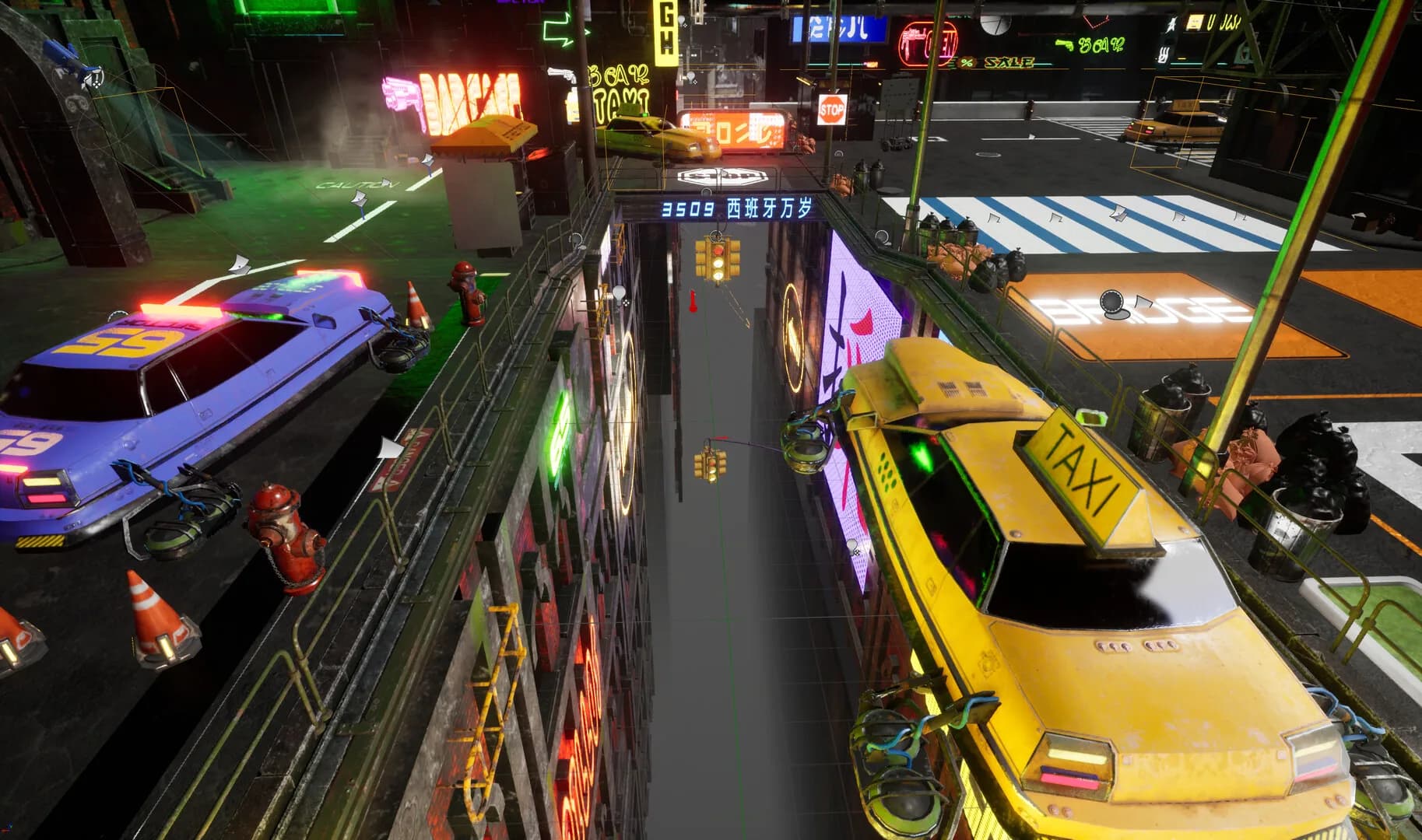 Data Drift: Cyberpunk Shooter Top Down indie action görsel 3