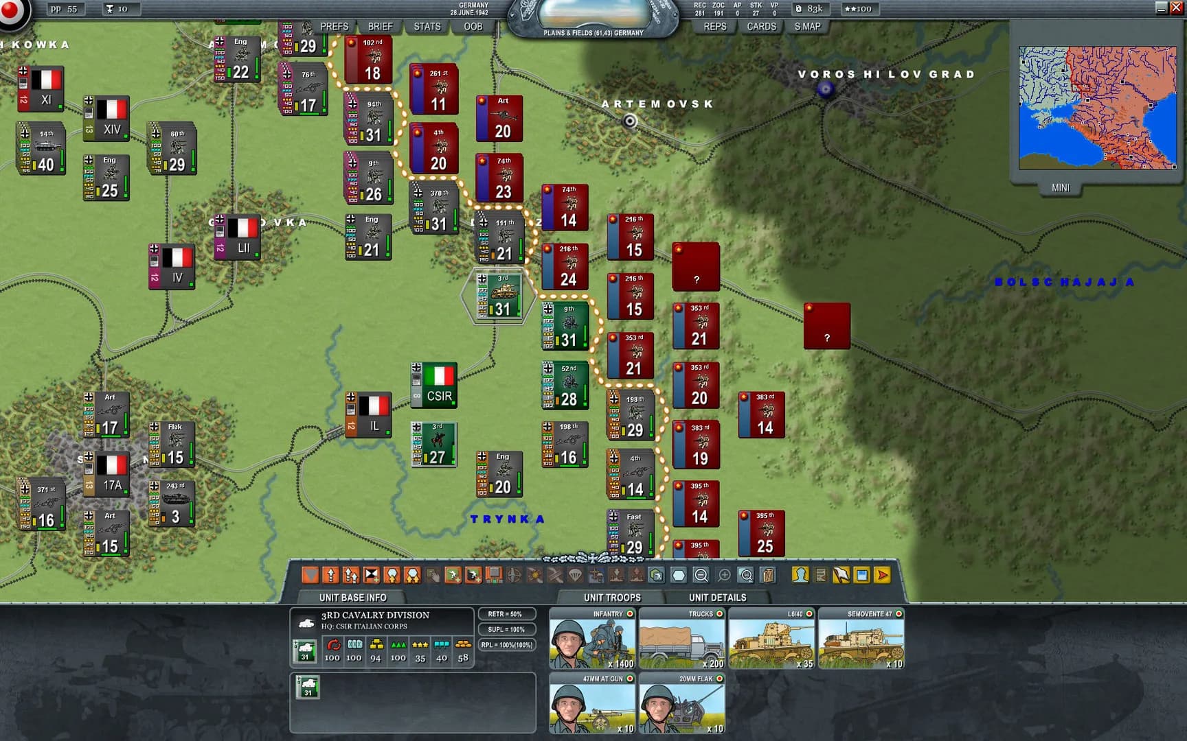 Decisive Campaigns: Case Blue görsel 8