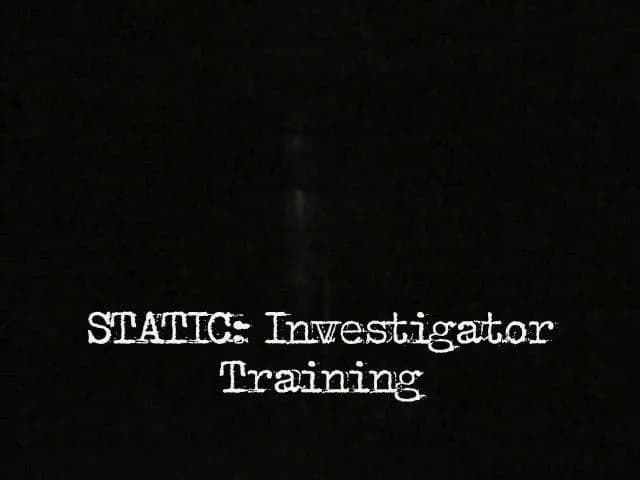 STATIC: Investigator Training görsel 2