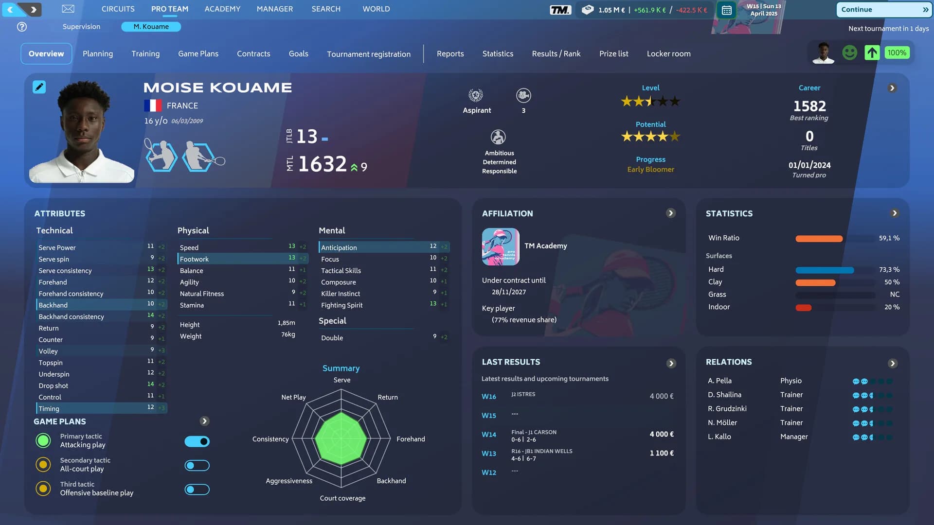 Tennis Manager 25 görsel 2