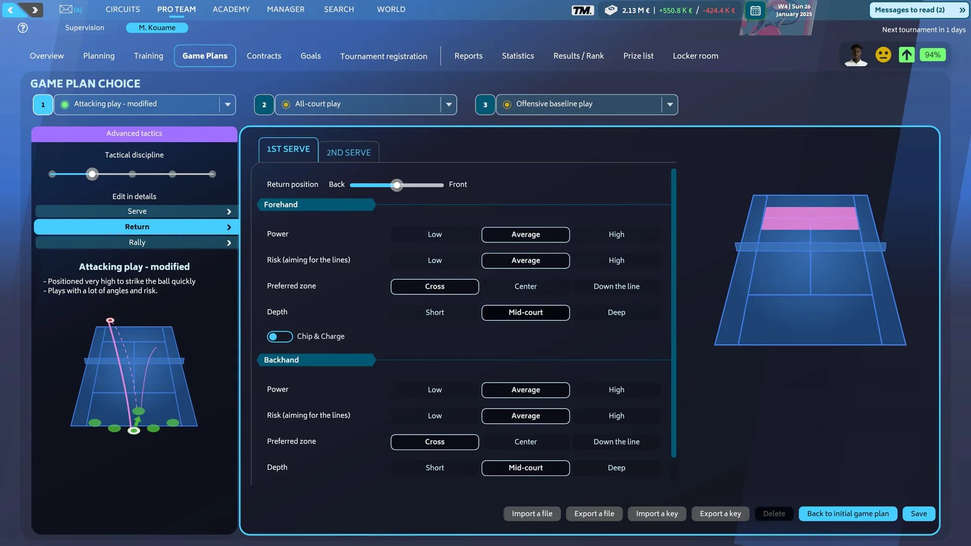 Tennis Manager 25 görsel 7