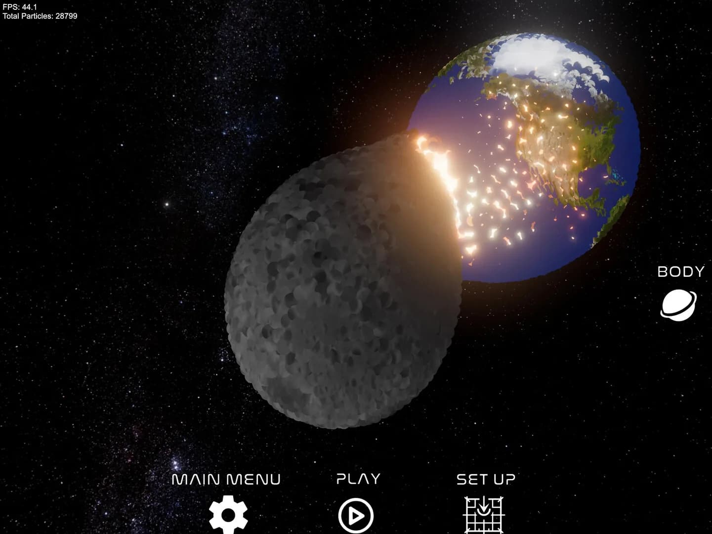 Space Crash Simulator görsel 2