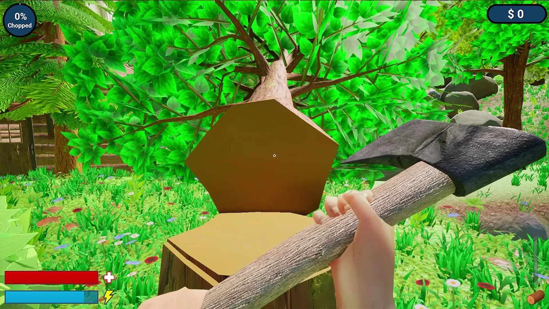 A Game About Cutting A Tree görsel 2