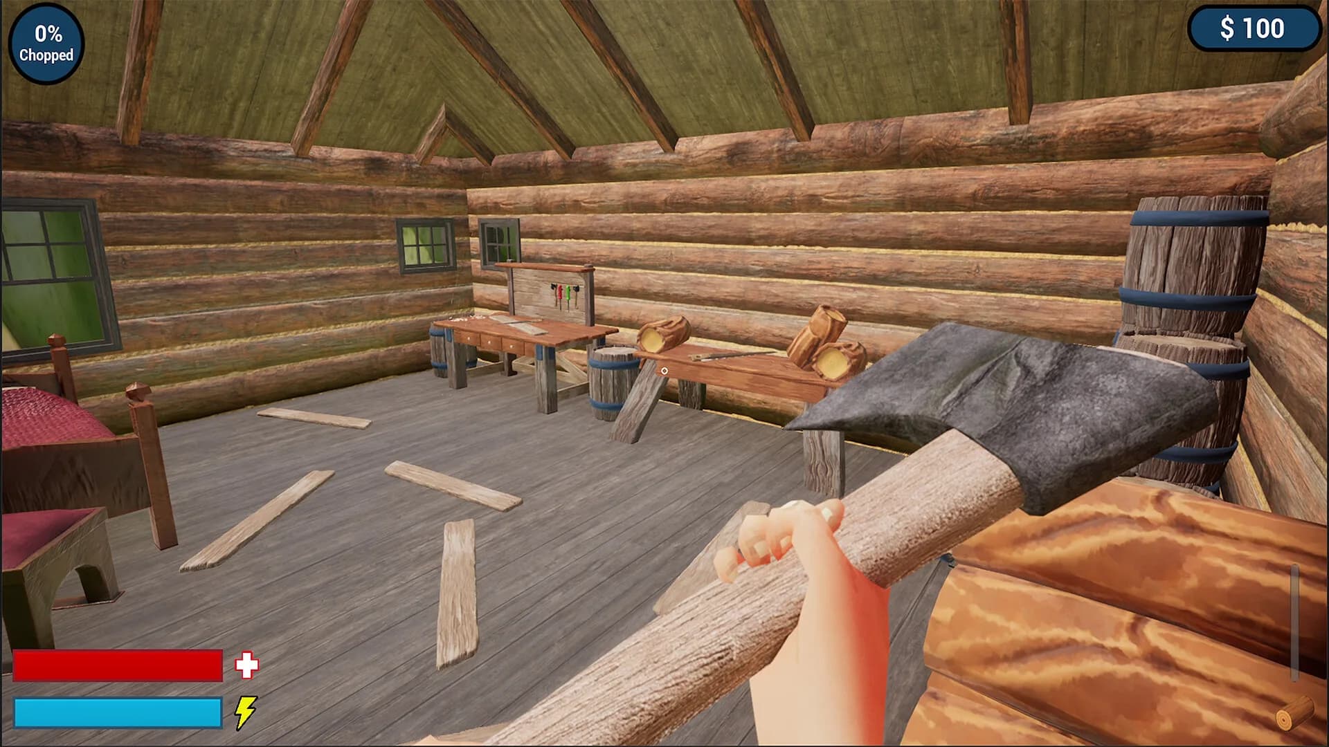 A Game About Cutting A Tree görsel 11