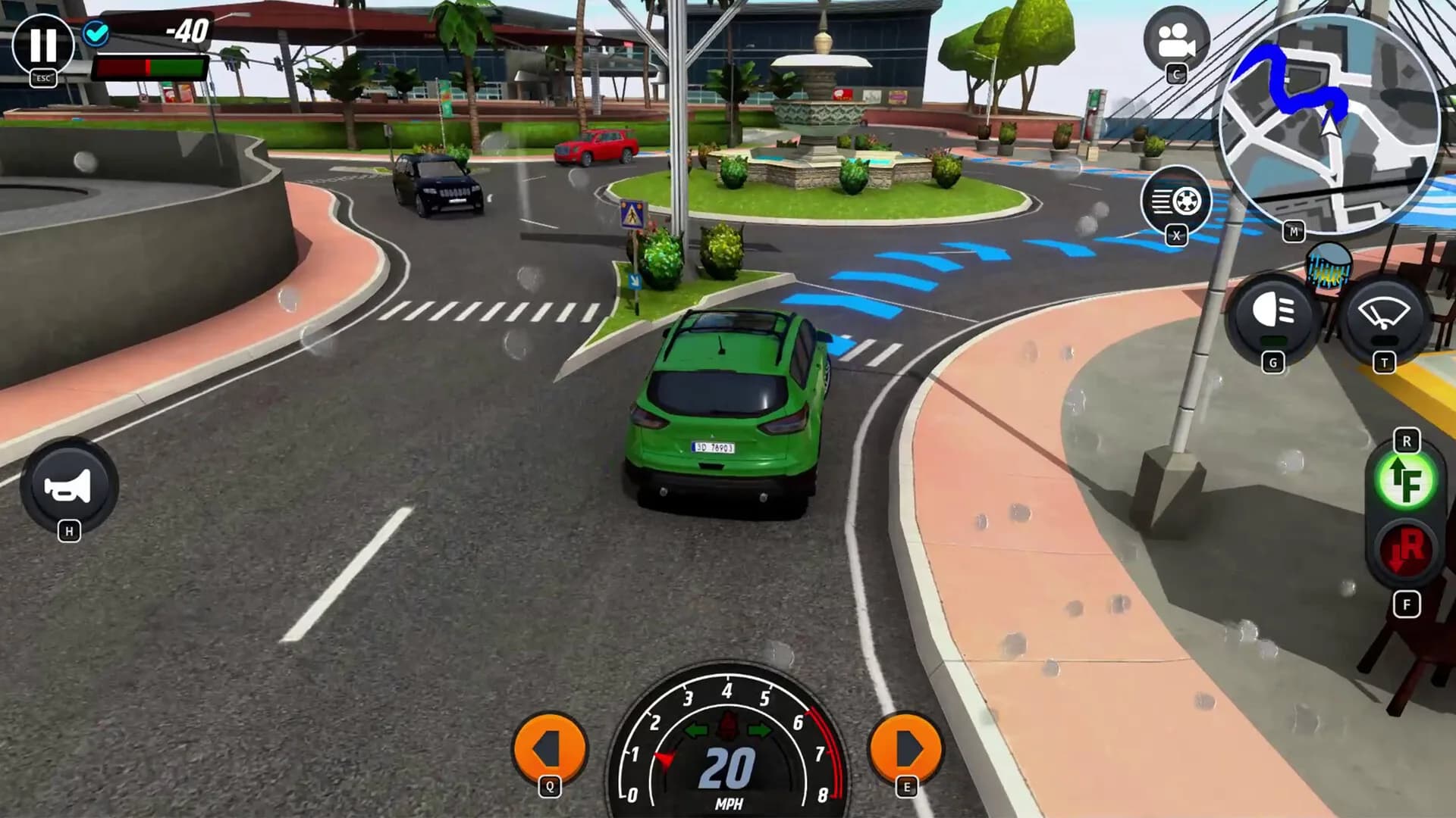 Car Driving School Simulator görsel 2