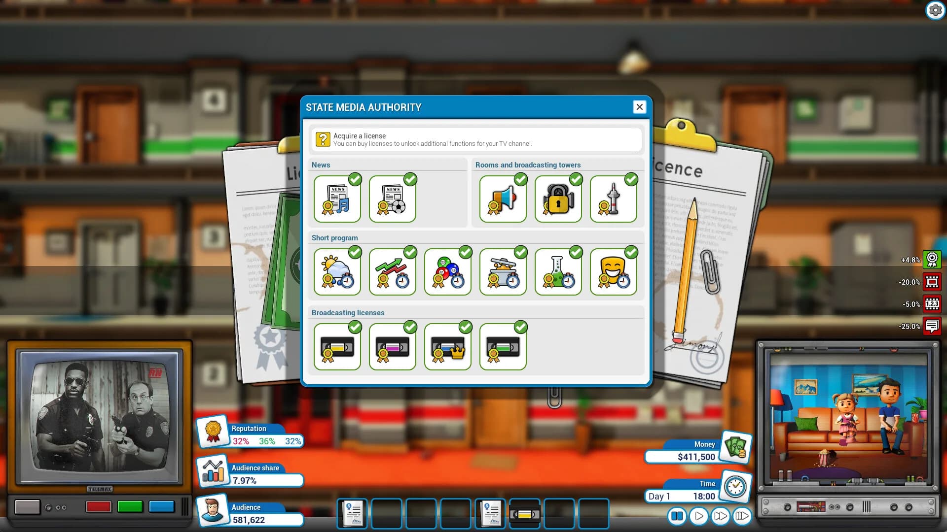 Mad Television Tycoon görsel 15