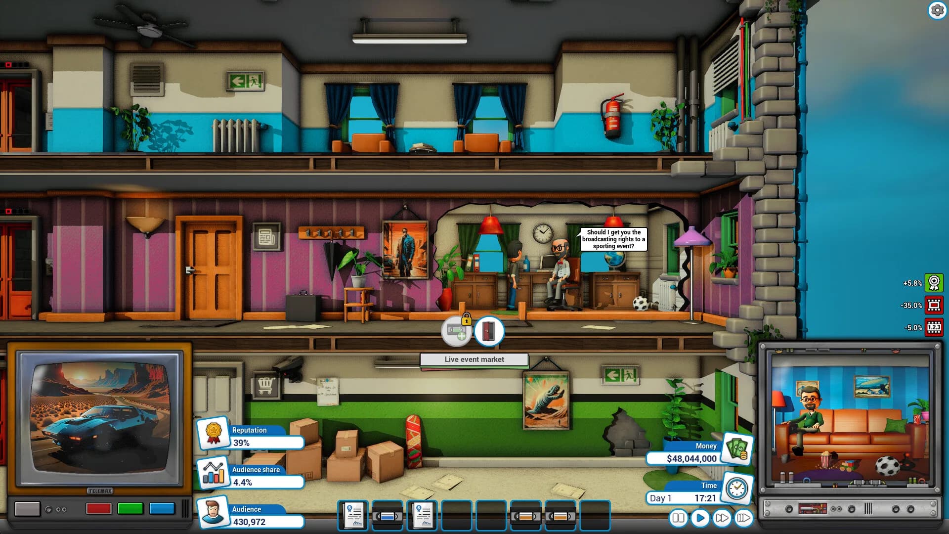 Mad Television Tycoon görsel 7
