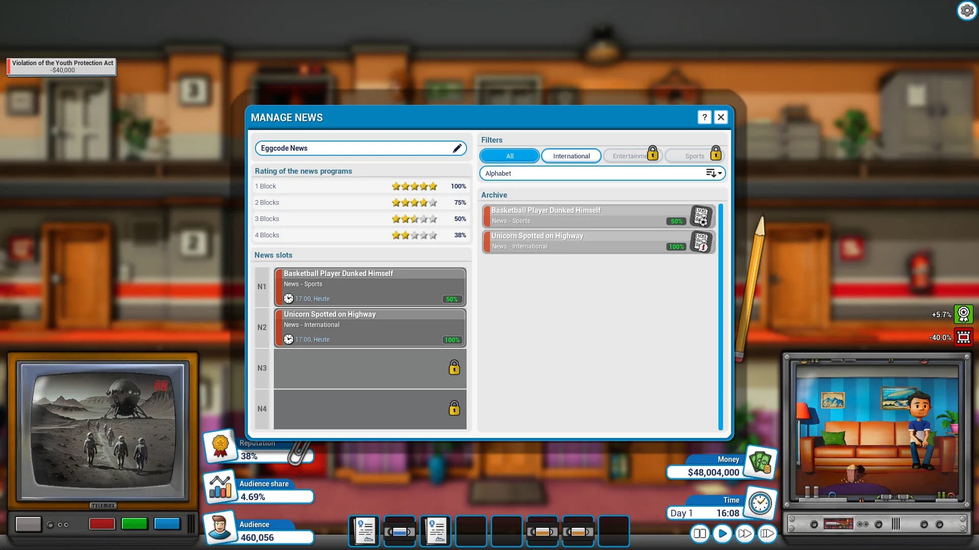 Mad Television Tycoon görsel 9